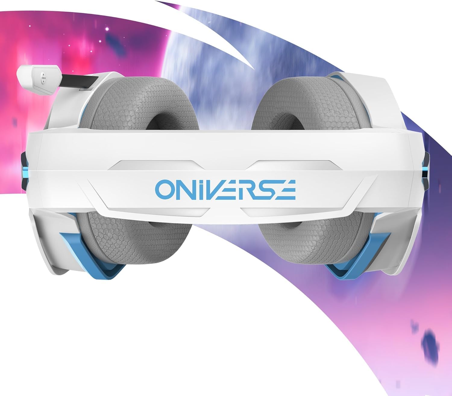 Oniverse Nebula Arctic White cuffie gaming 50mm jack PS5/PC