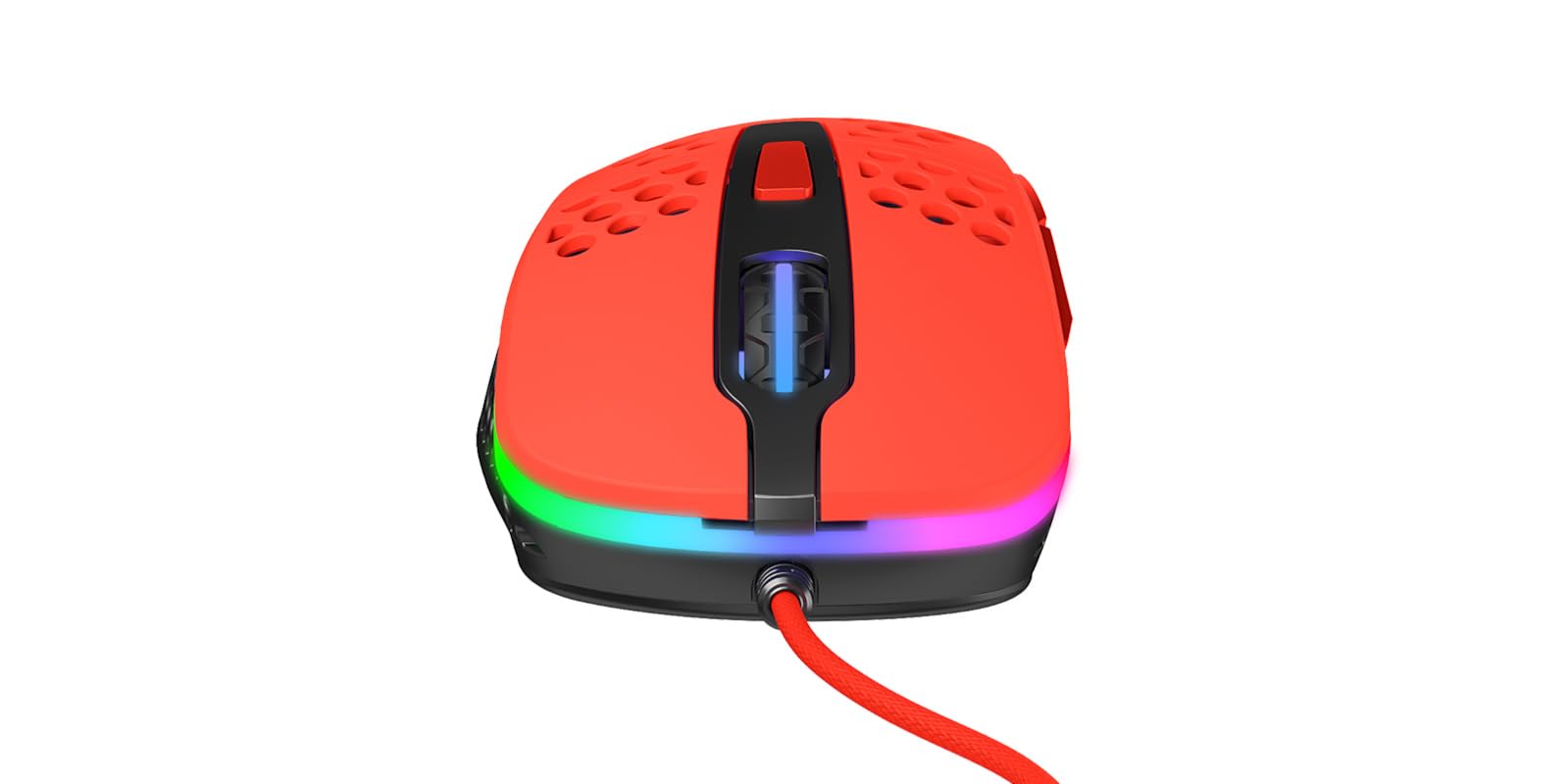 Xtrfy M4 RGB mouse gaming filo Kripparrian Red ultraleggero