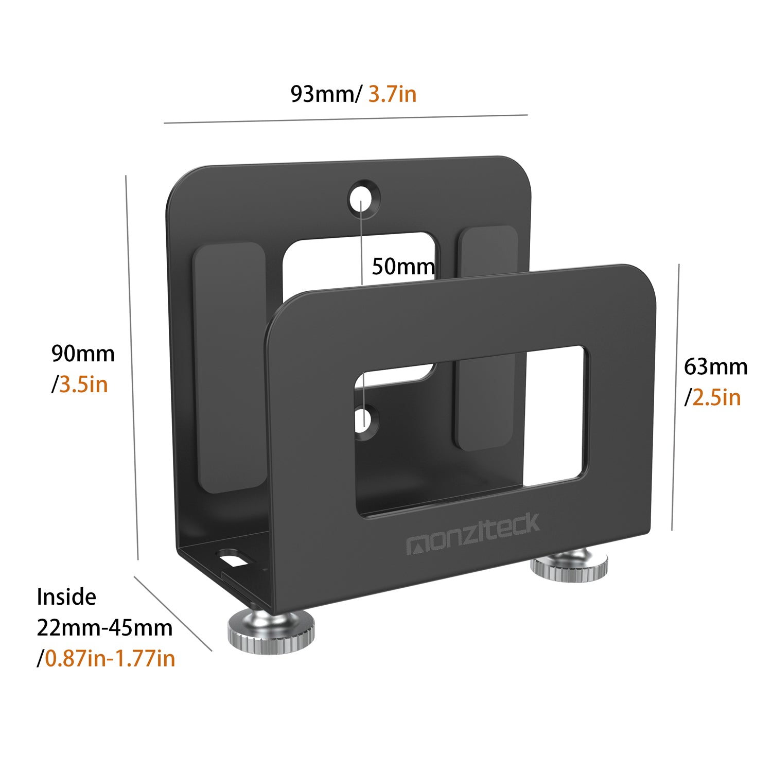 Monzlteck CPU Mount Supporto Apple TV Roku Router Muro