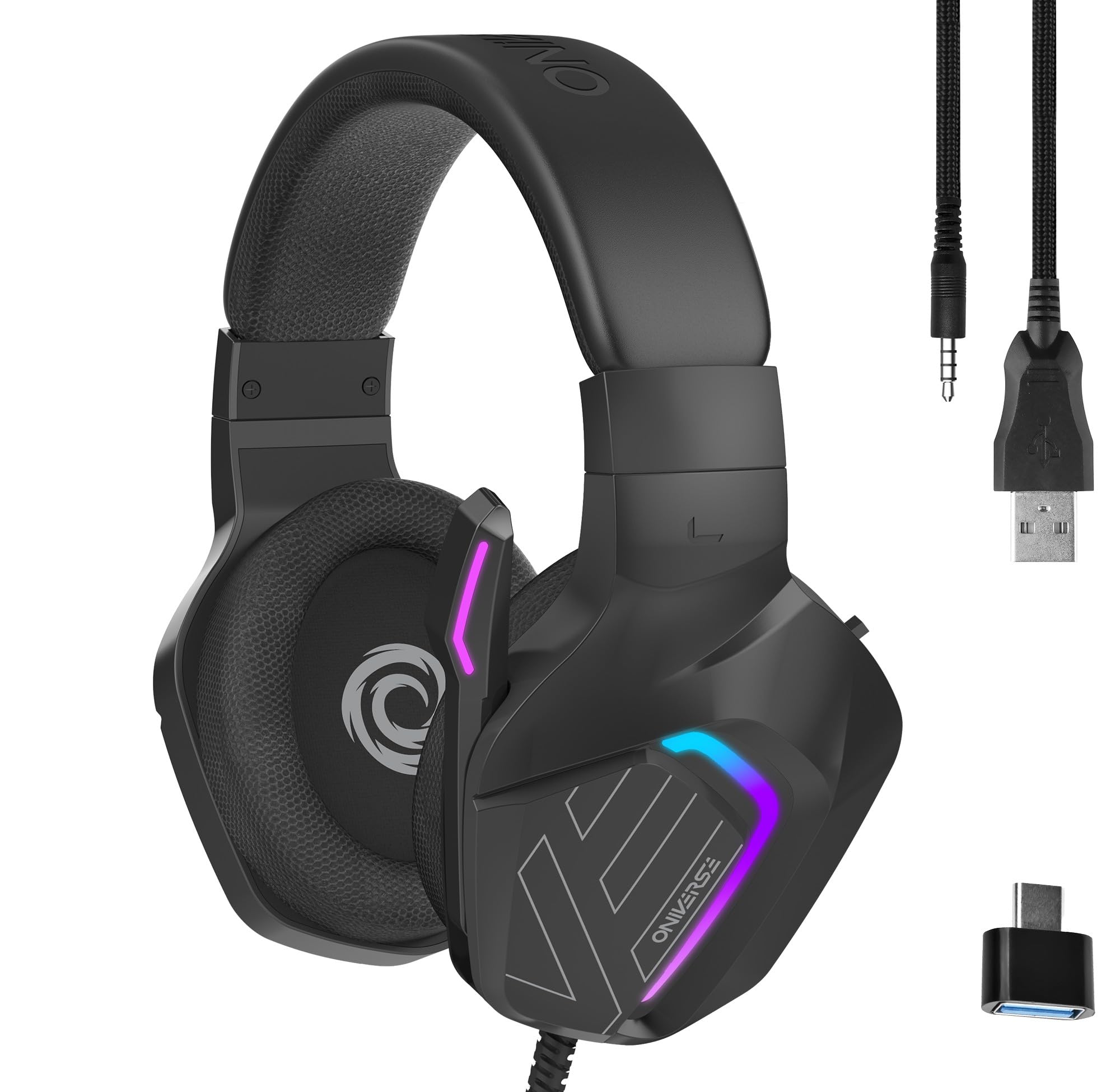 Oniverse Meteor Cuffie Gaming Cablate Carbon Jack 50mm