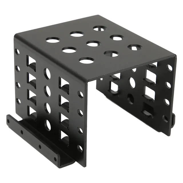 Gowenic Staffa HDD 2,5-3,5 Alluminio Nera Montaggio PC