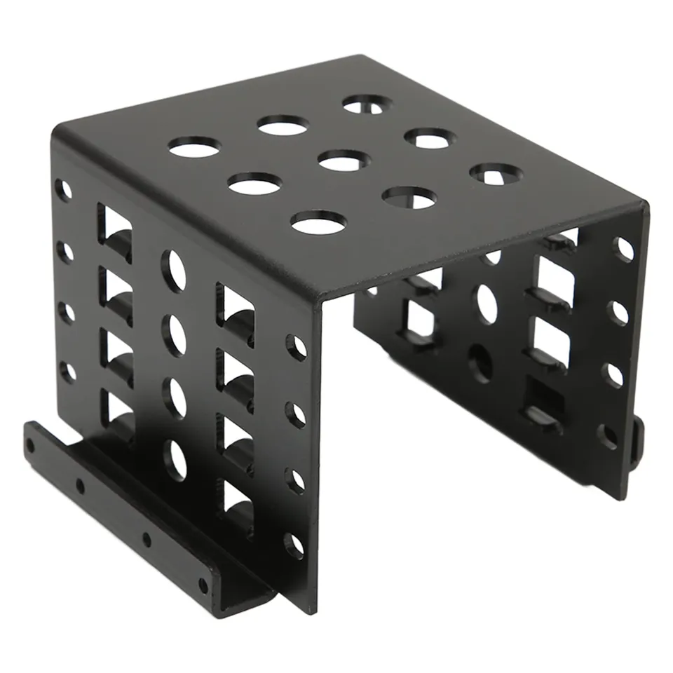 Gowenic Staffa HDD 2,5-3,5 Alluminio Nera Montaggio PC