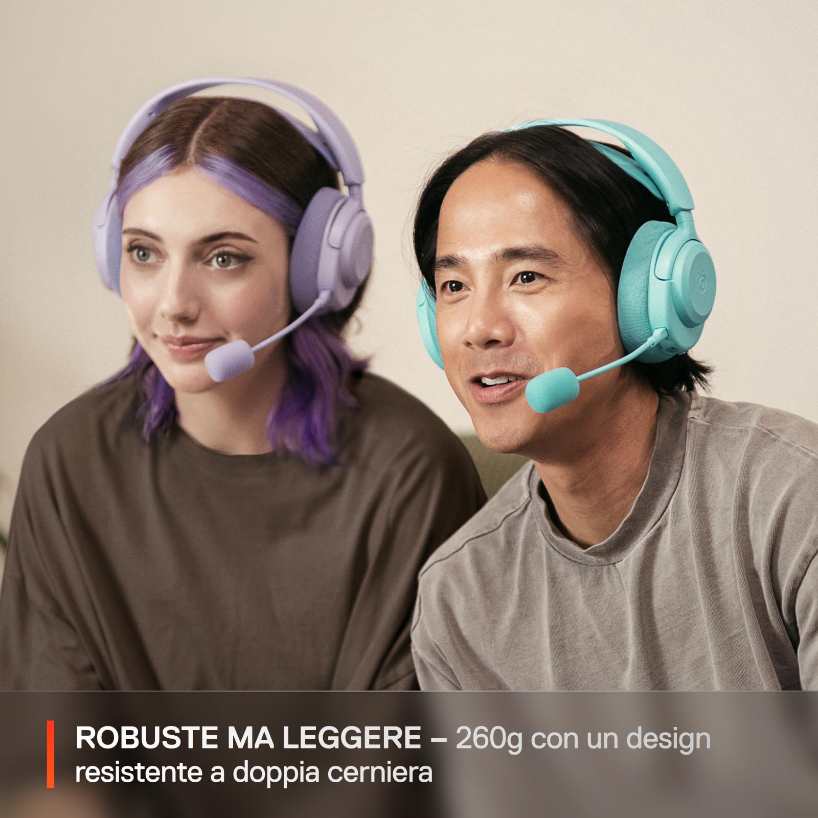 SteelSeries Arctis Nova 3X cuffie gaming Lavanda 40h