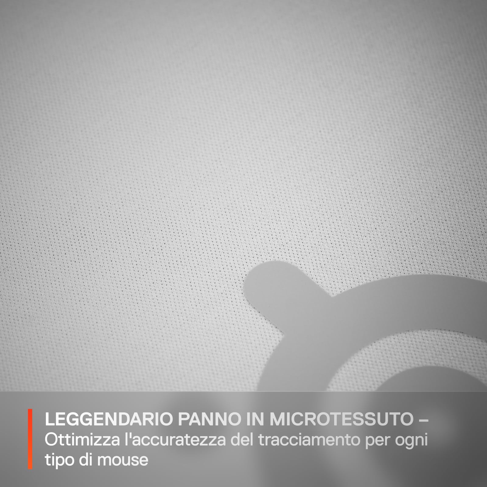 SteelSeries QcK Medium tappetino mouse bianco 320x270 mm antiscivolo