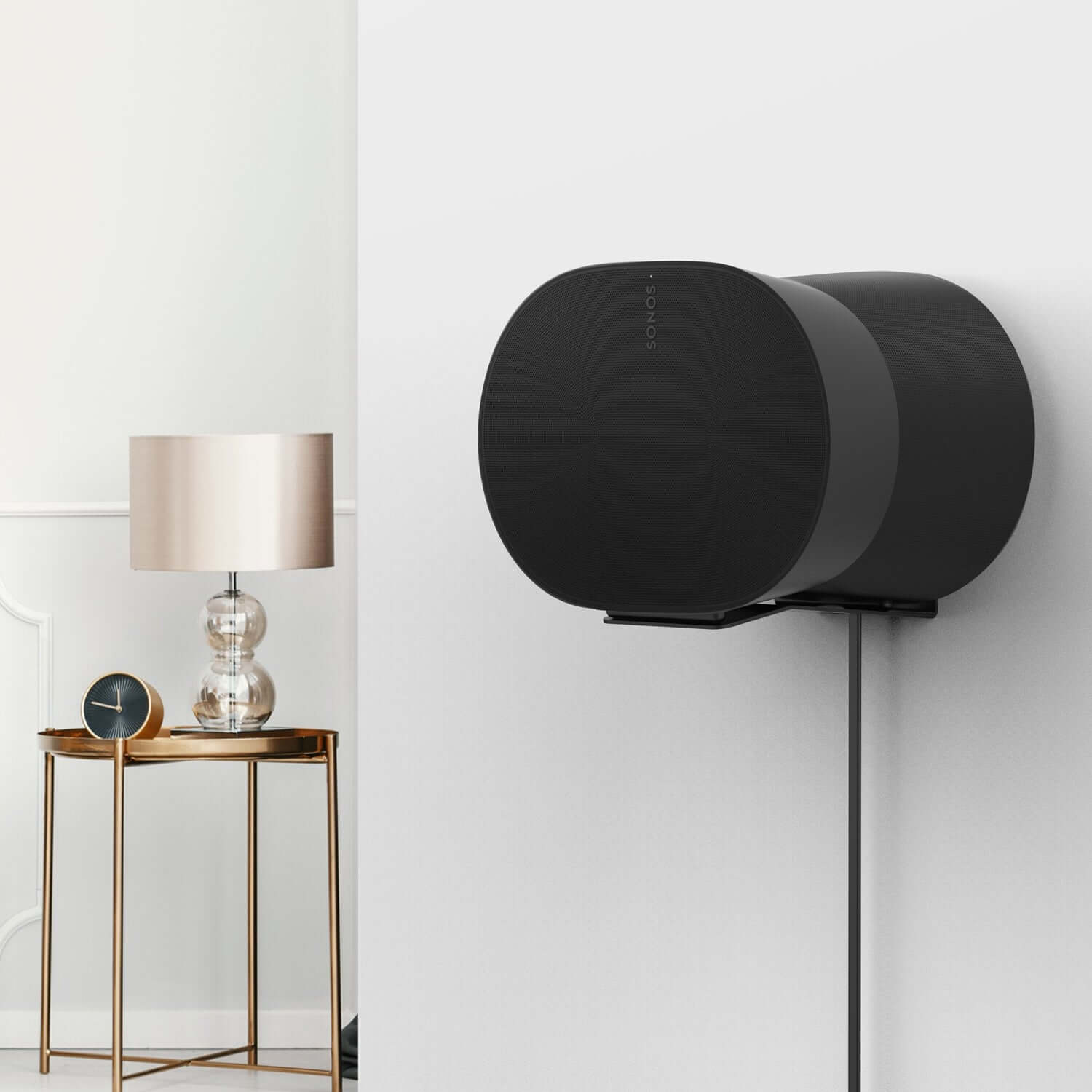 Monzlteck Sonos Mount supporto parete WSE300 Era 300 nero acciaio