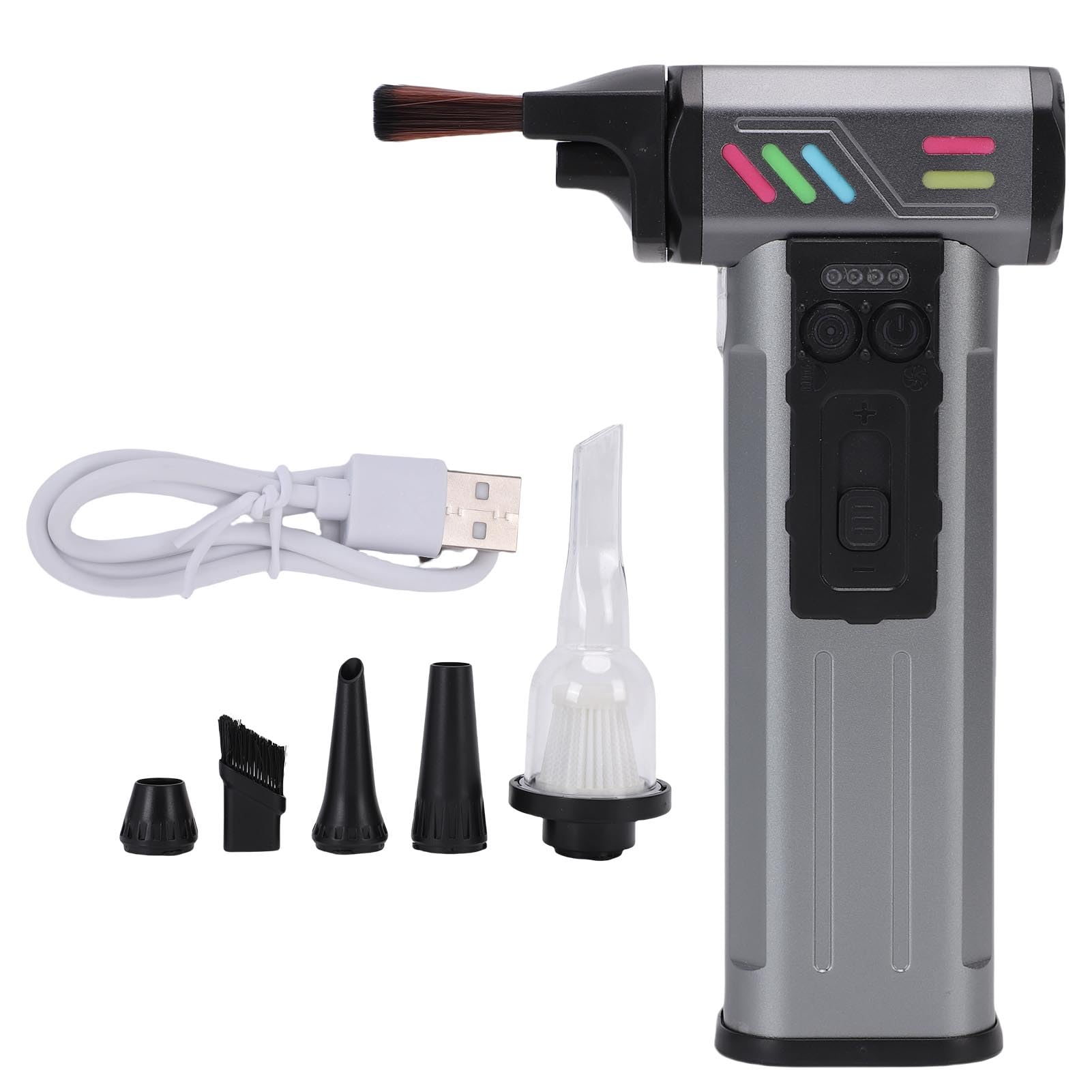 GOWENIC Soffiatore Aria Senza Fili 4000mAh Pulitore Tastiera 5 Ugelli