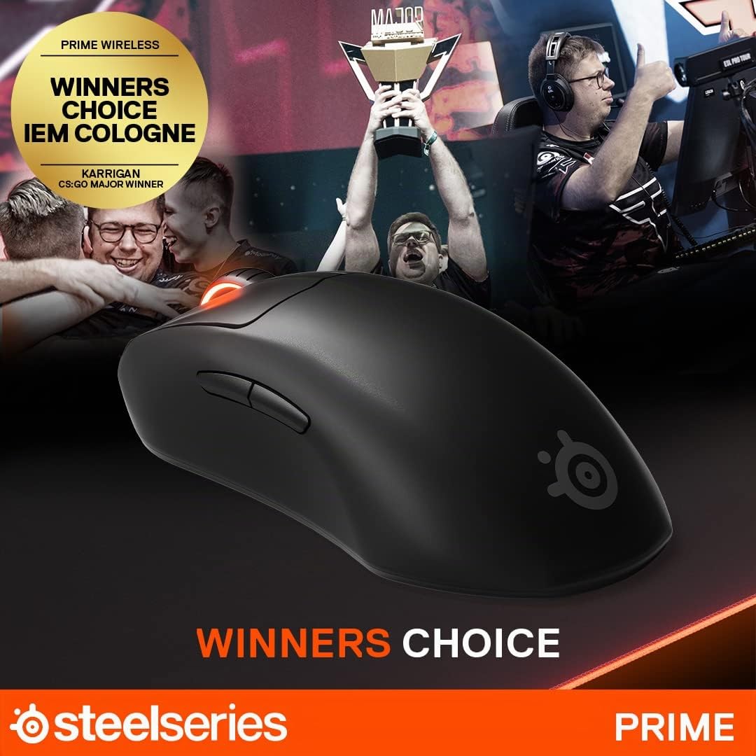 SteelSeries Prime mouse gaming cablato nero 18000 CPI