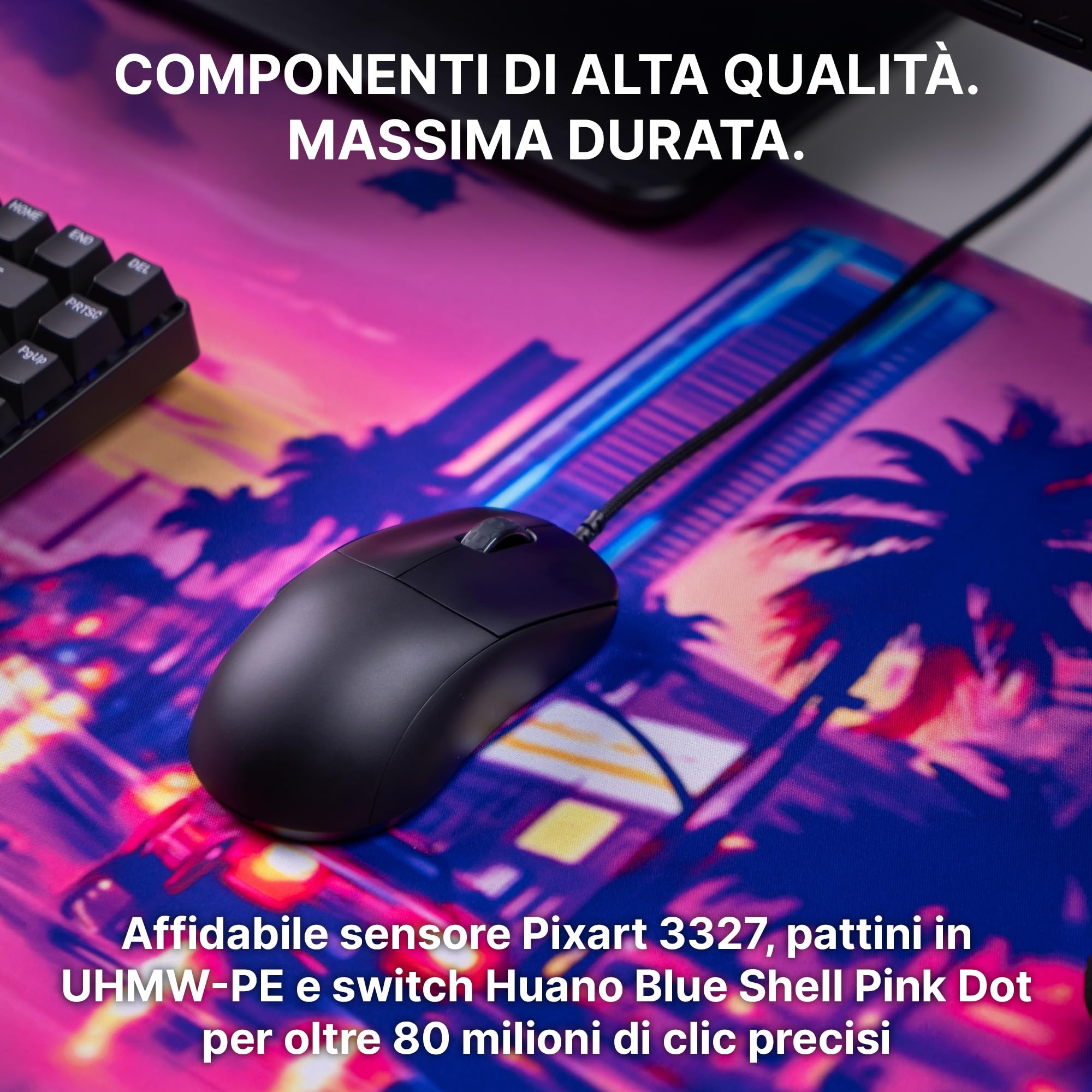 CHERRY XTRFY M42V2 Mouse gaming con filo nero 45 g USB-A