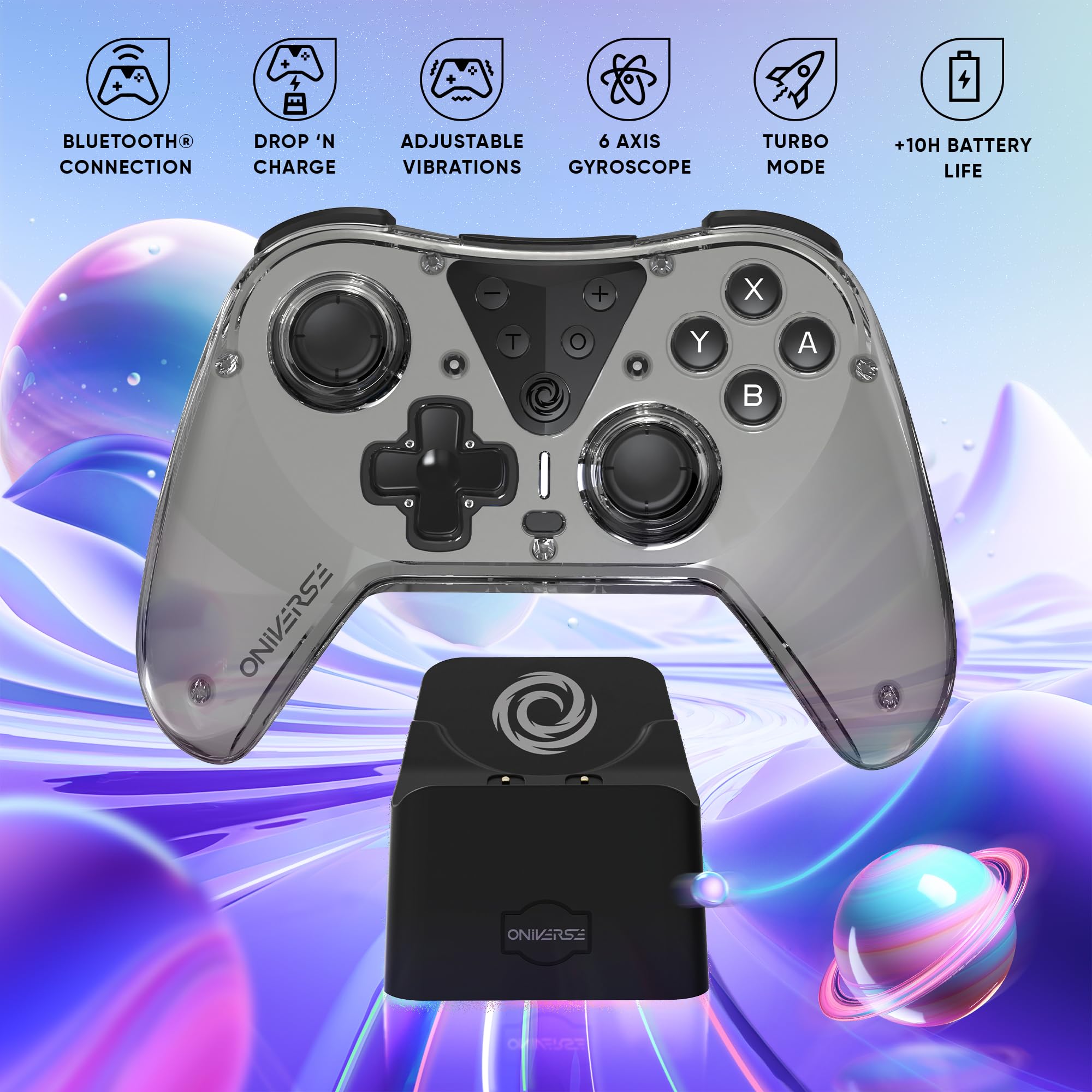 Oniverse Astralite Controller Switch Grigio +Dock