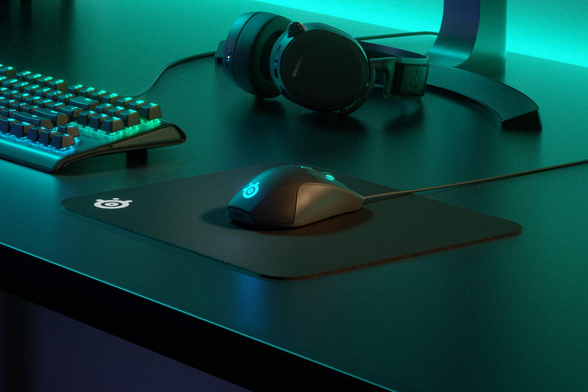 SteelSeries QcK Heavy Tappetino Mouse Large Spesso Nero