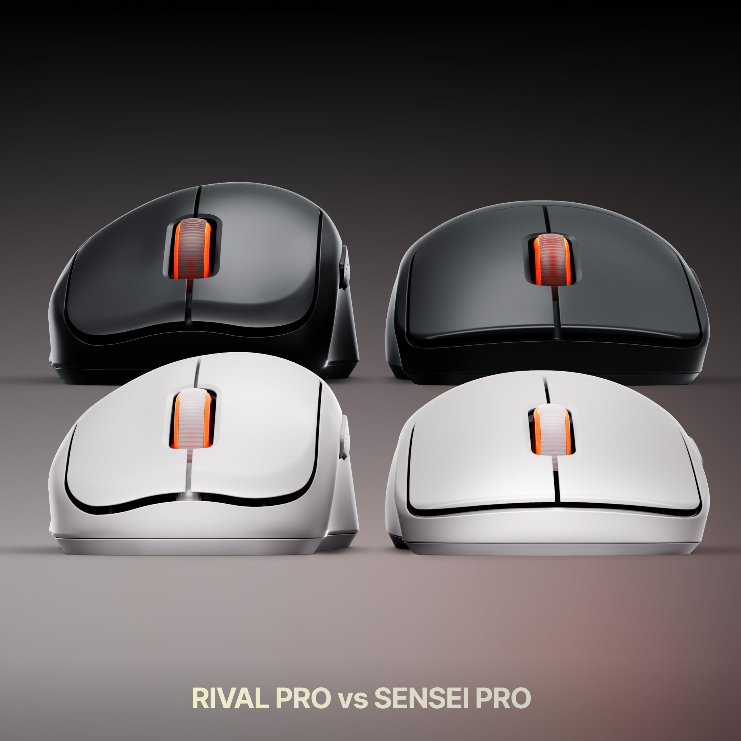 SteelSeries Rival Pro mouse wireless nero 8K UWB ergonomico