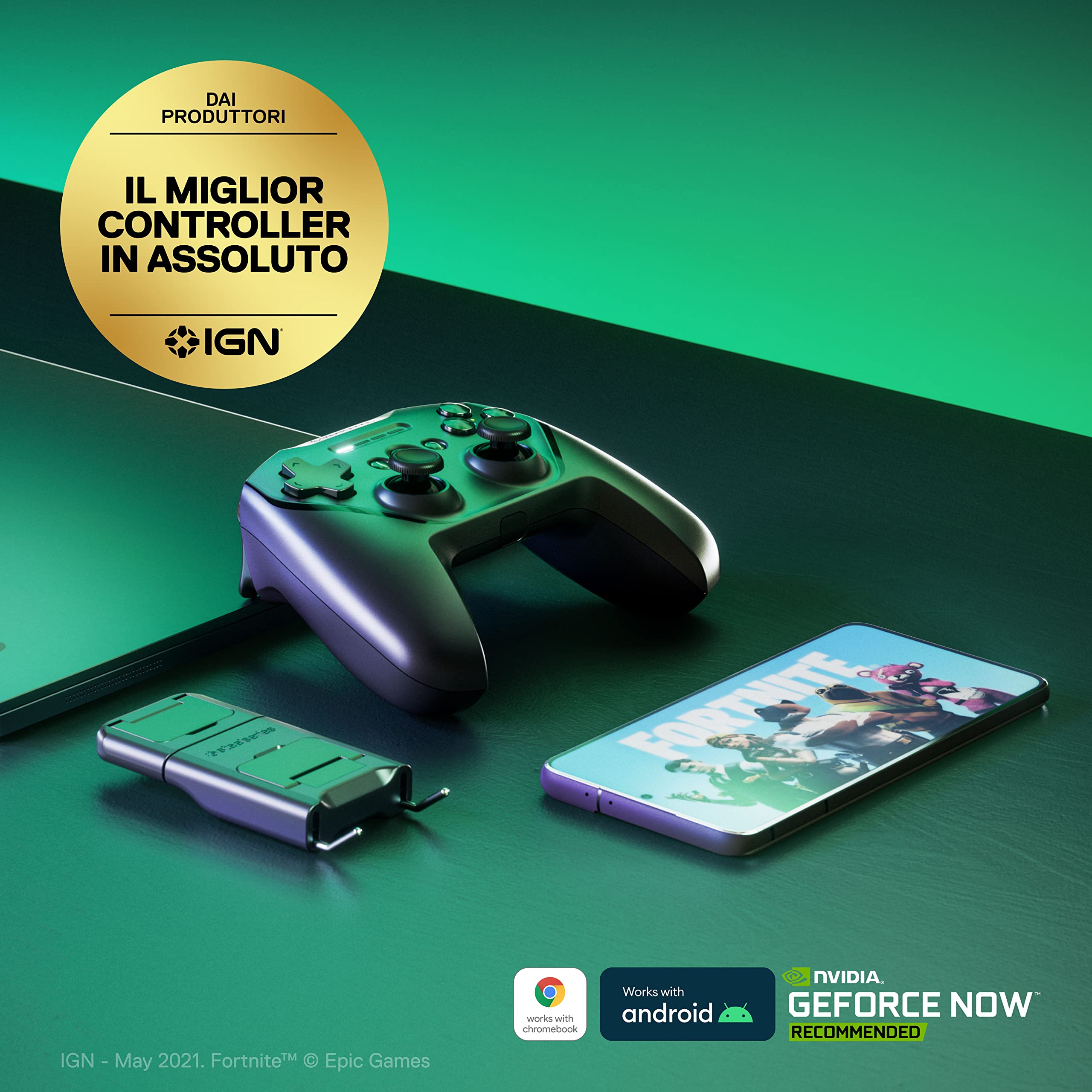 SteelSeries Stratus+ controller Bluetooth Android 90h