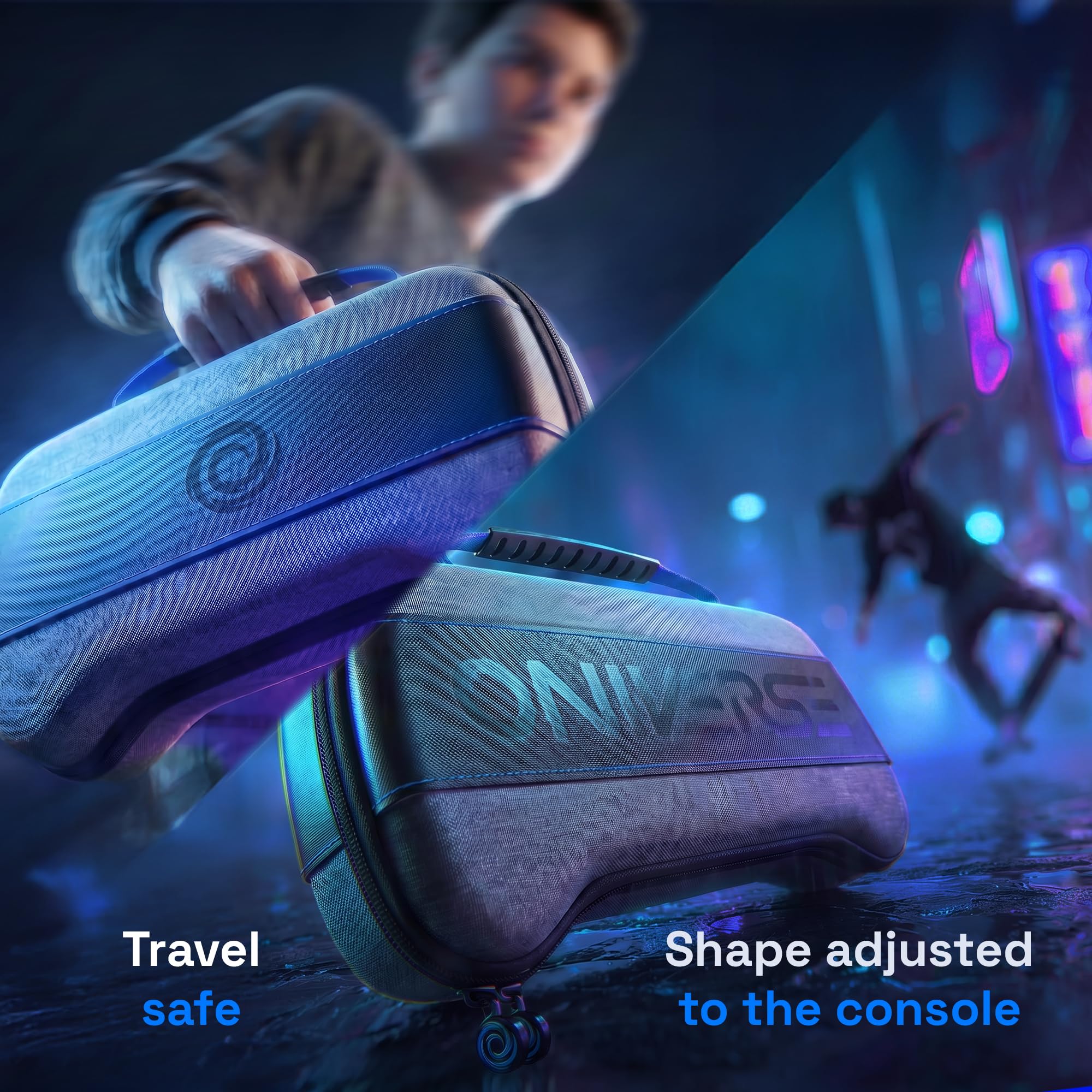Oniverse custodia PlayStation Portal grigia antiurto