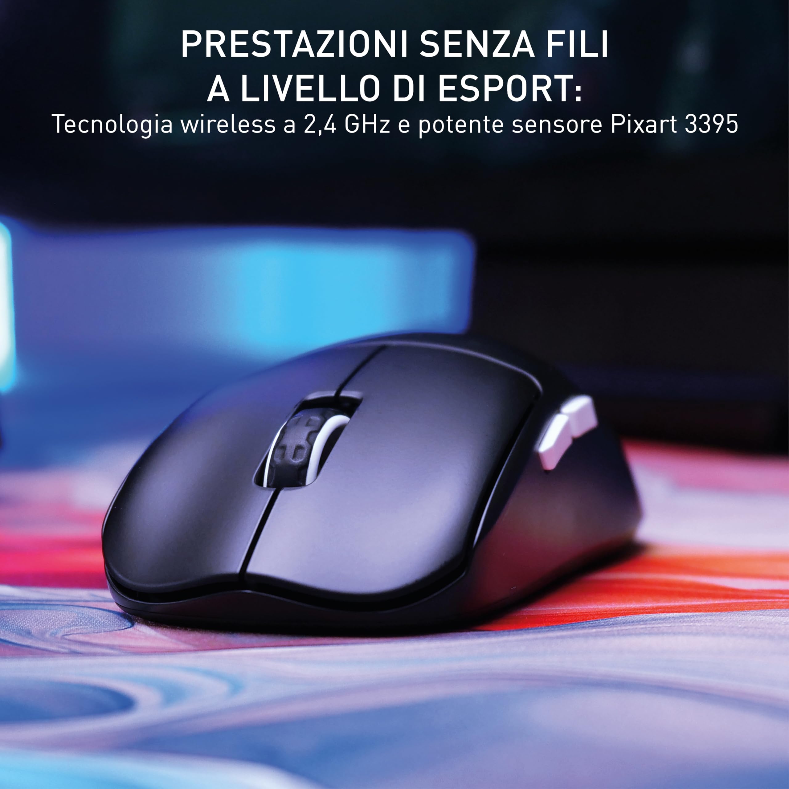 Cherry Xtrfy M68 Pro Wireless Mouse Gaming Nero 8K