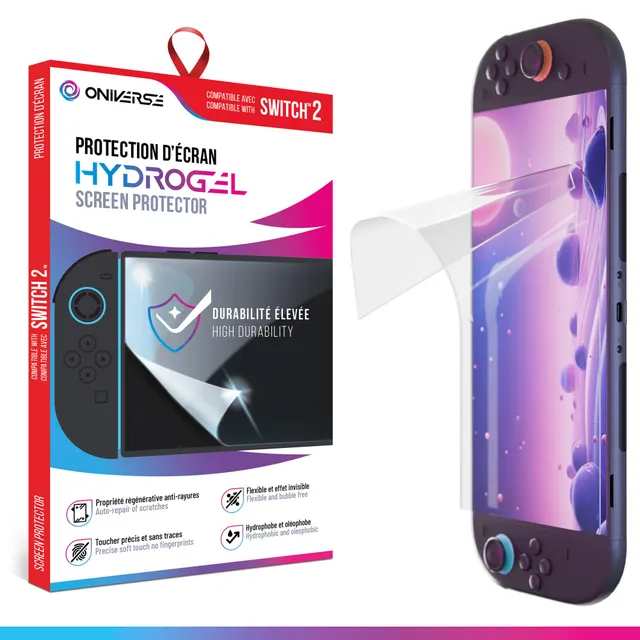 Oniverse pellicola hydrogel Switch 2 anti-graffio