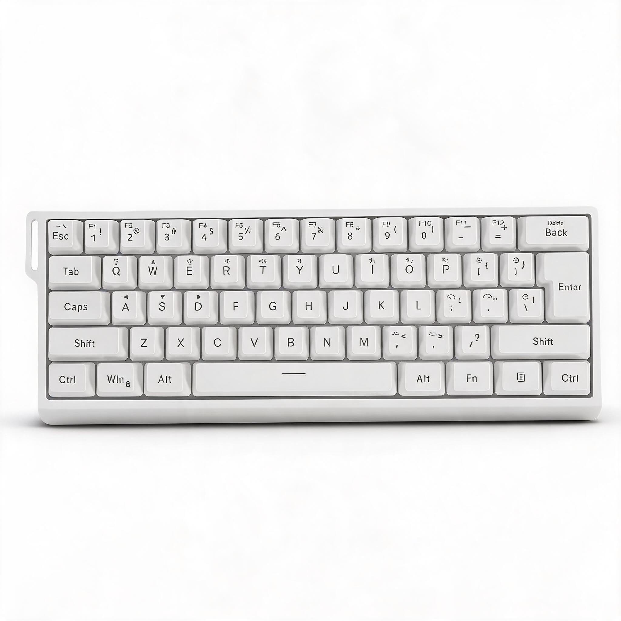 Gowenic tastiera wireless 61 tasti white RGB 2.4G Bluetooth