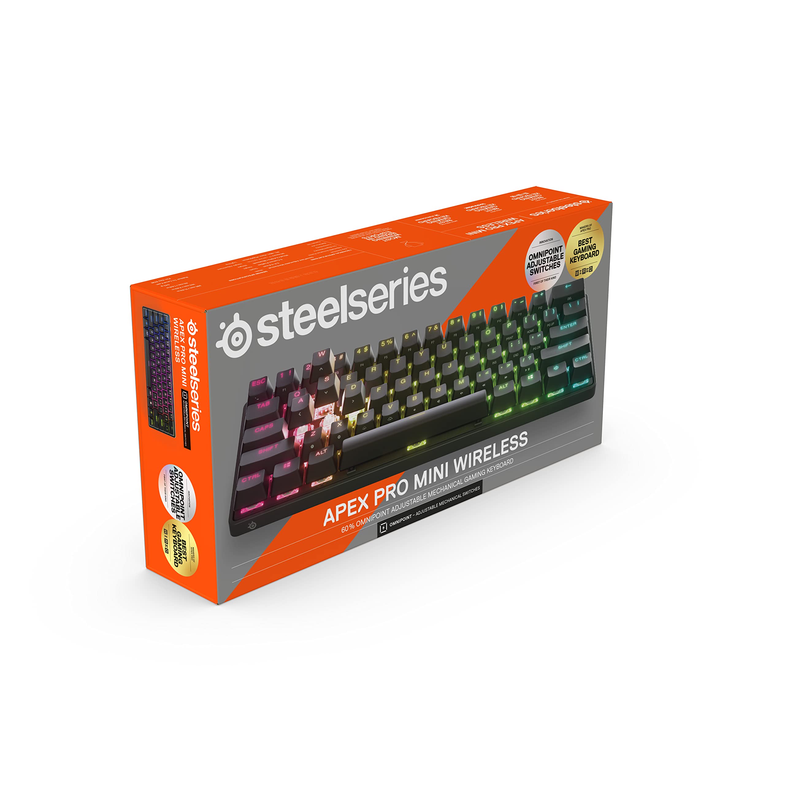 SteelSeries Apex Pro Mini Tastiera Gaming 60% QWERTY US