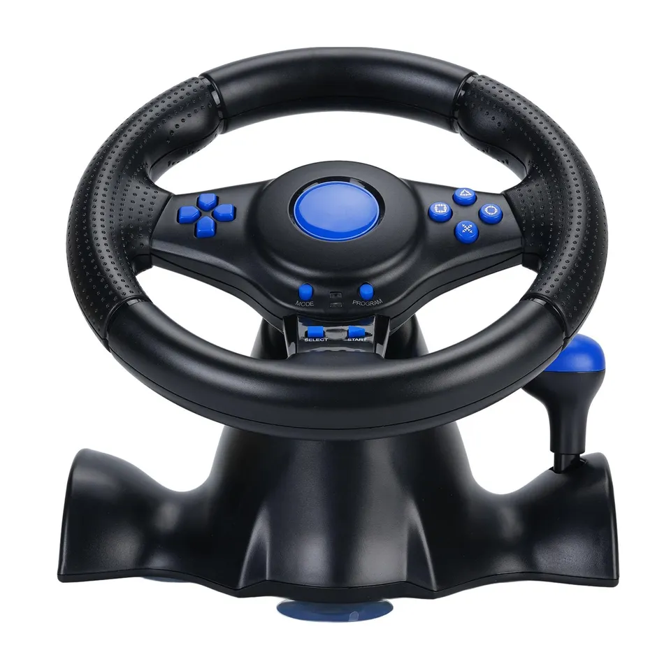 GOWENIC volante corsa PC 180° con pedali e cambio