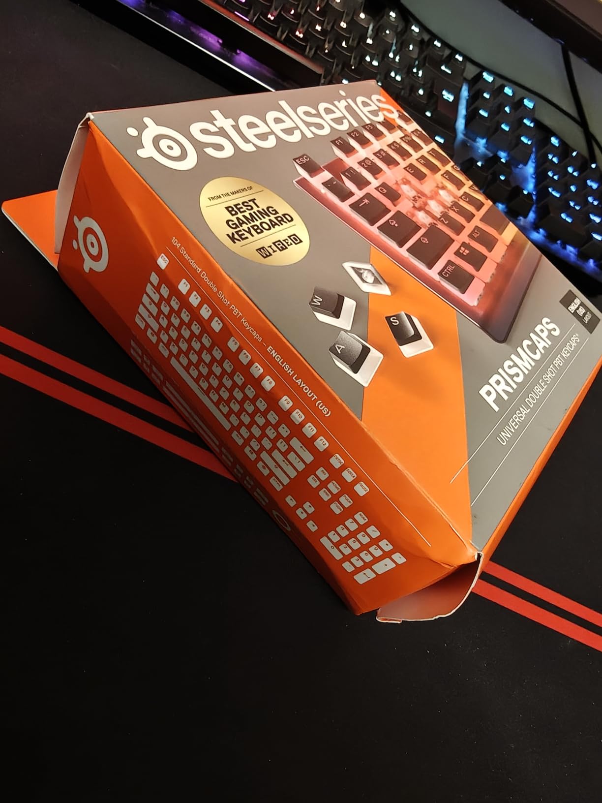 SteelSeries PrismCaps Copritasti Pudding PBT Neri UK