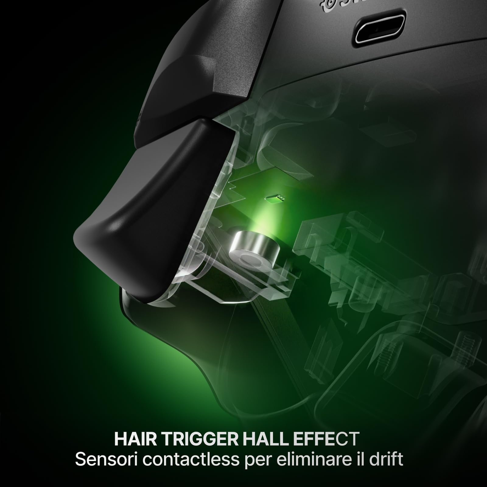 SteelSeries Aeon Pro Controller Wireless Nero Dock Hall Effect