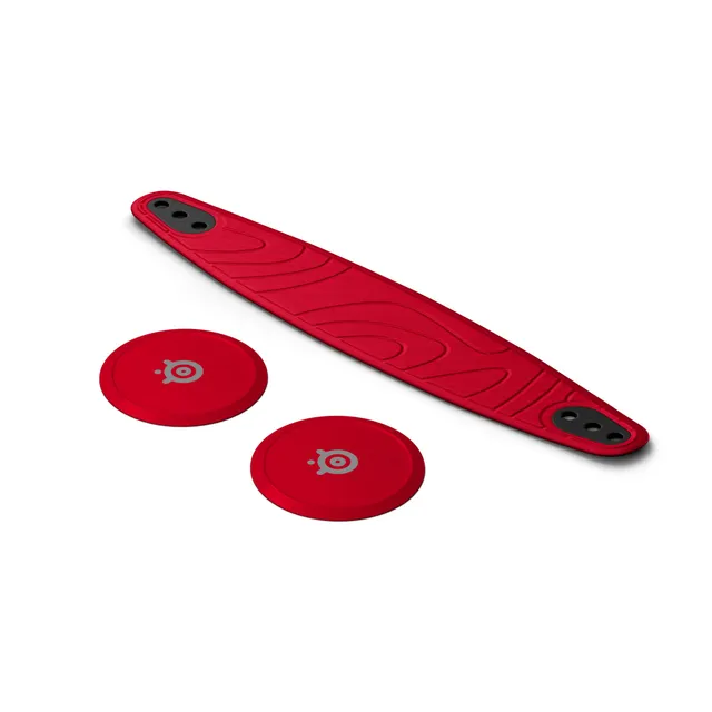 SteelSeries Arctis Nova Booster Pack Cherry Red nylon metallo