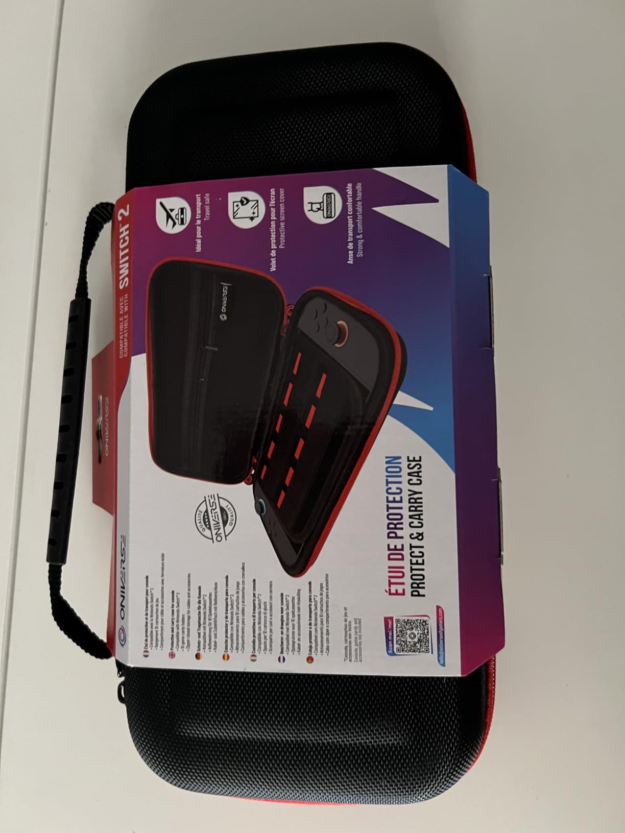 Oniverse Accessories Custodia Rigida Nintendo Switch 2 Nera Giochi
