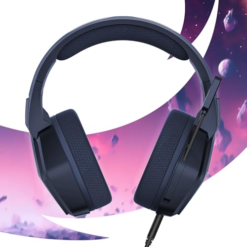 Oniverse Nebula Cuffie Gaming 50mm Jack Blu Abyss con Microfono