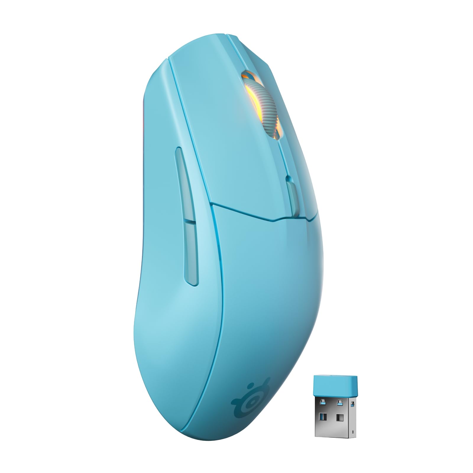 SteelSeries Rival 3 Wireless Gen 2 mouse gaming Aqua 18000 DPI