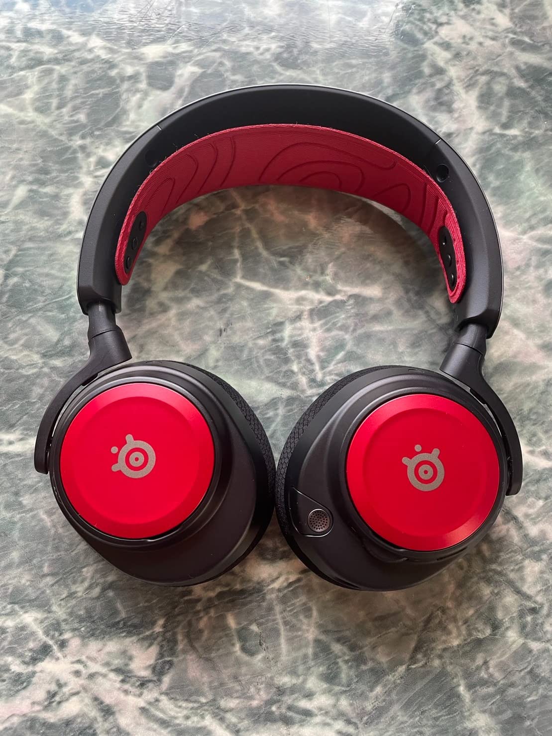 SteelSeries Arctis Nova Booster Pack Cherry Red nylon metallo
