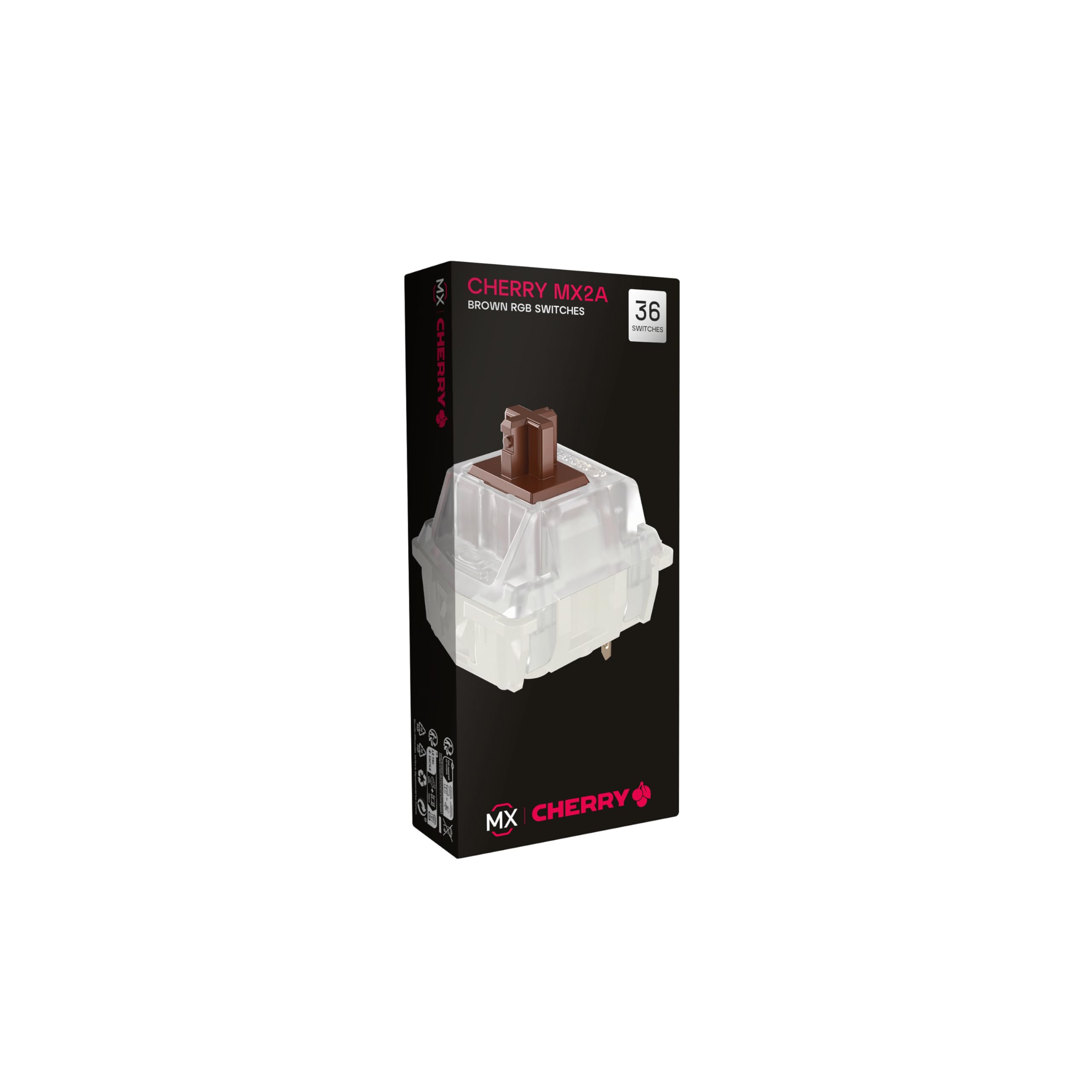 Xtrfy CHERRY MX2A RGB Brown switch tattili kit 36 pezzi