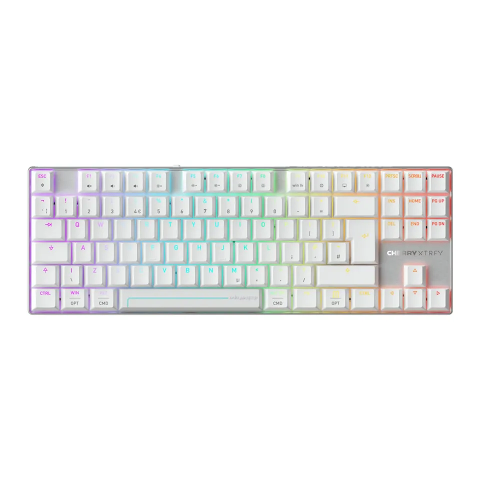 Cherry Xtrfy MX 8.2 Pro TMR Tastiera Gaming UK Bianca