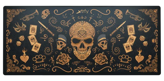 Xtrfy GP5 Calavera mousepad XL 920x400mm speed tessuto