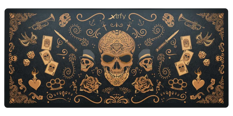 Xtrfy GP5 Calavera mousepad XL 920x400mm speed tessuto