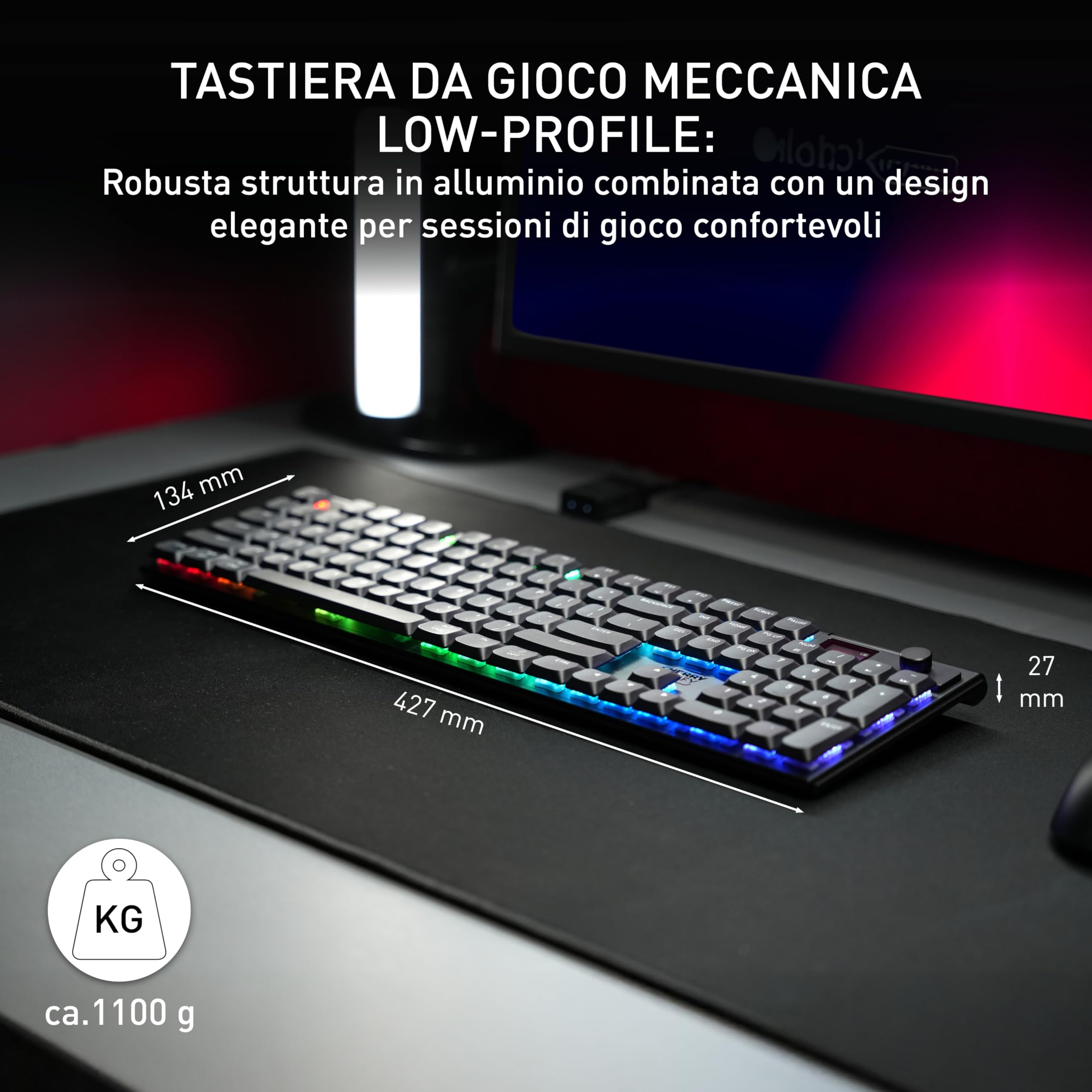 CHERRY XTRFY MX 10.1 Wireless Tastiera low profile QWERTZ nera