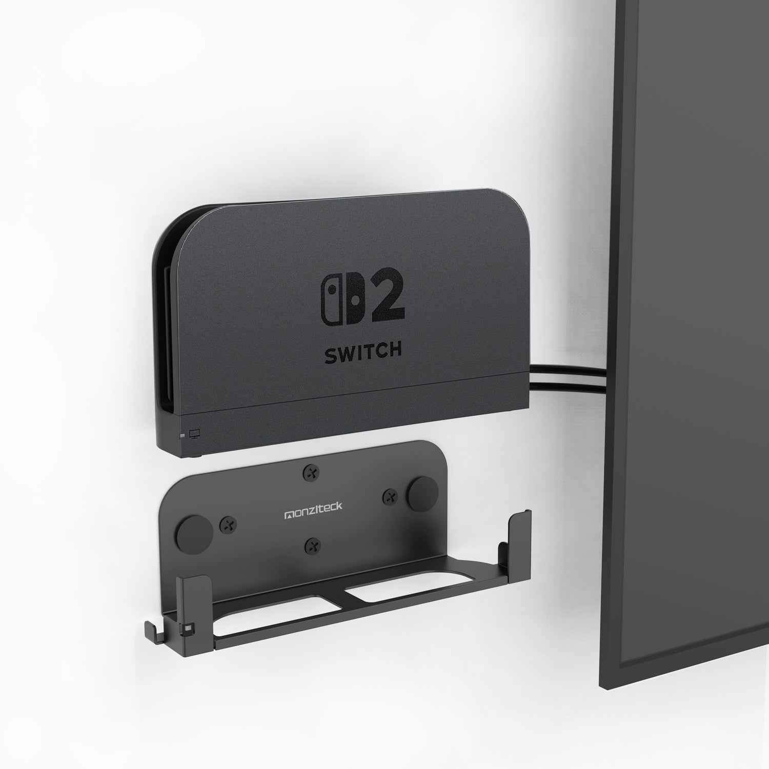 Monzlteck Gaming Console Mount staffa muro Switch 2 Dock