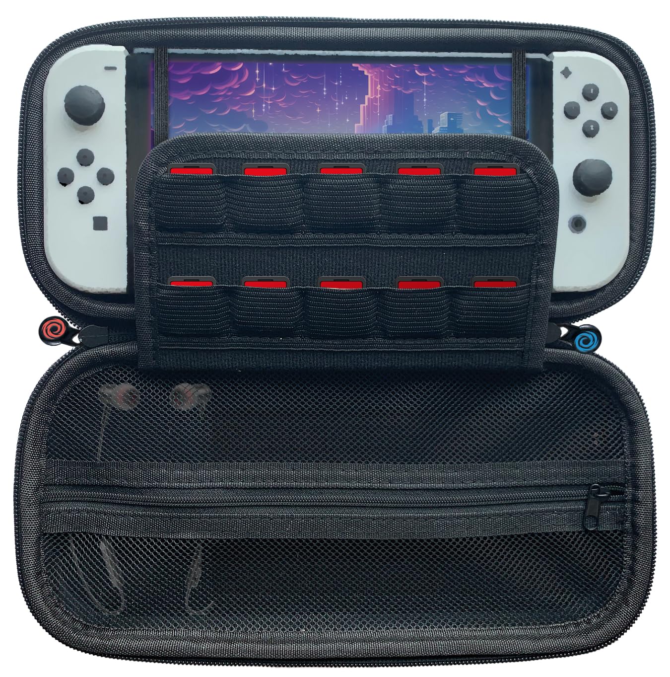 Oniverse custodia Switch/OLED/Lite grigia rigida antishock