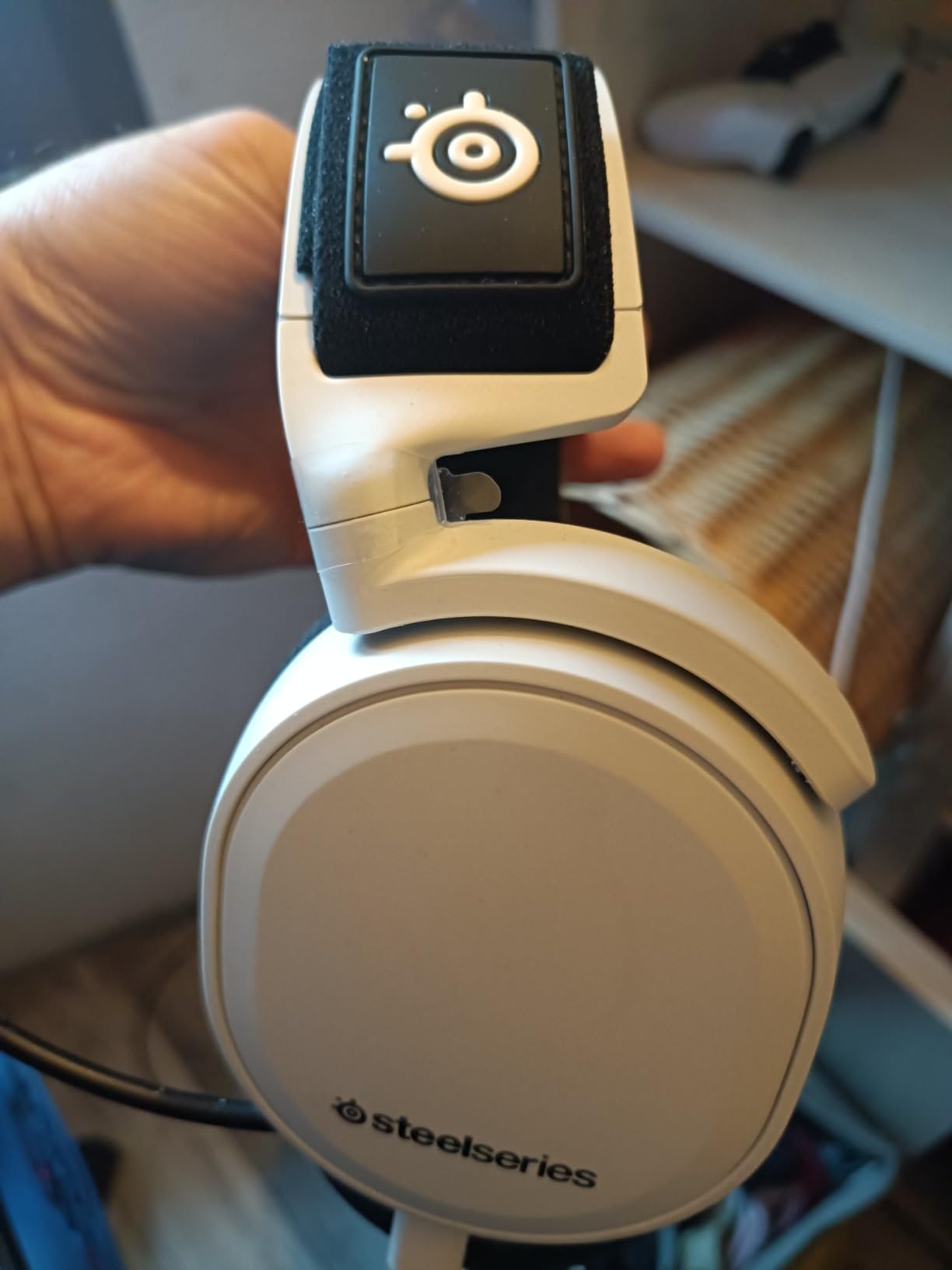 SteelSeries Arctis 7P+ cuffie gaming wireless bianche 30h