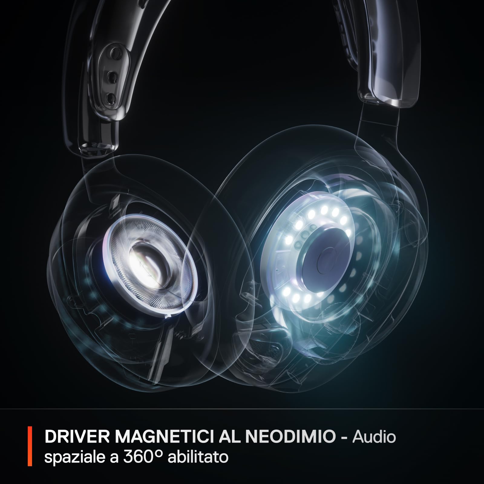 SteelSeries Arctis Nova Pro cuffie gaming wireless nero