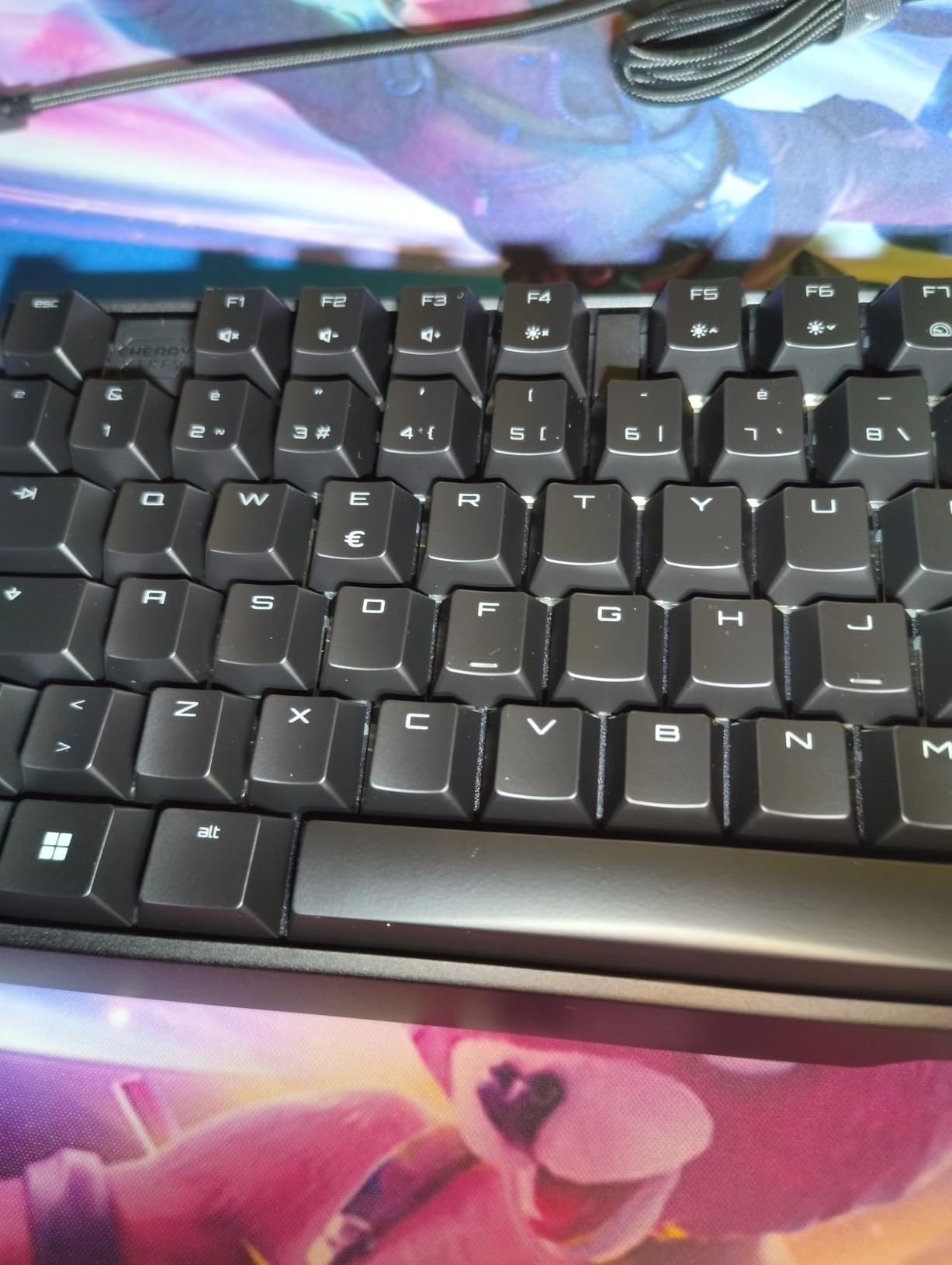 CHERRY XTRFY MX 3.1 Tastiera gaming meccanica AZERTY RGB Red nera