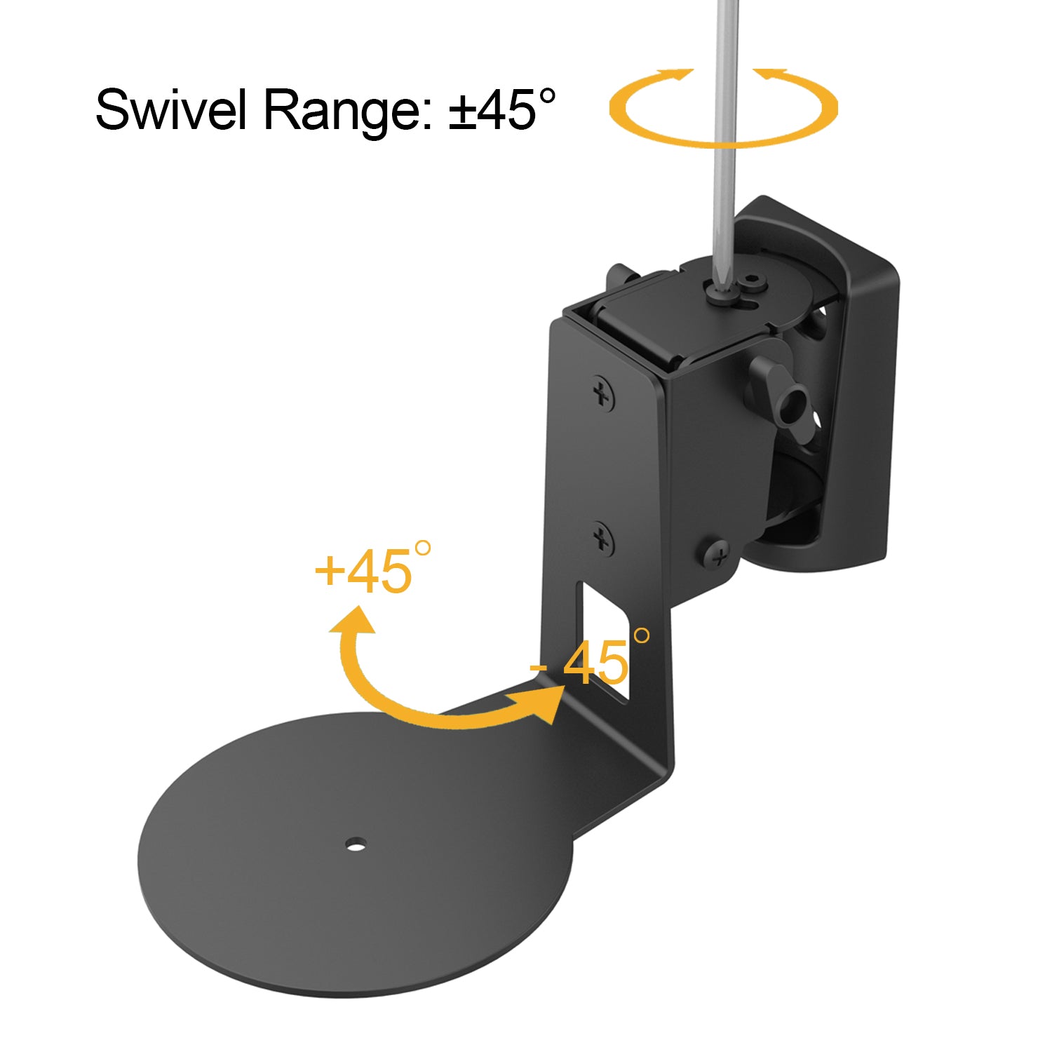 Monzlteck Sonos Mount staffa Era 100 orientabile acciaio