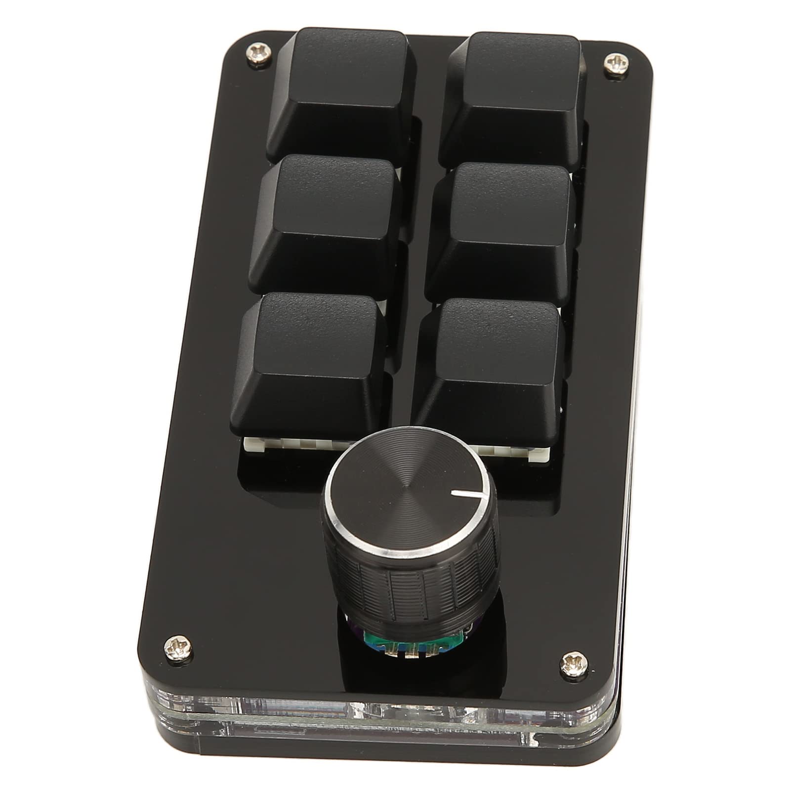 GOWENIC Tastiera Macro 6 Tasti Meccanica con Manopola