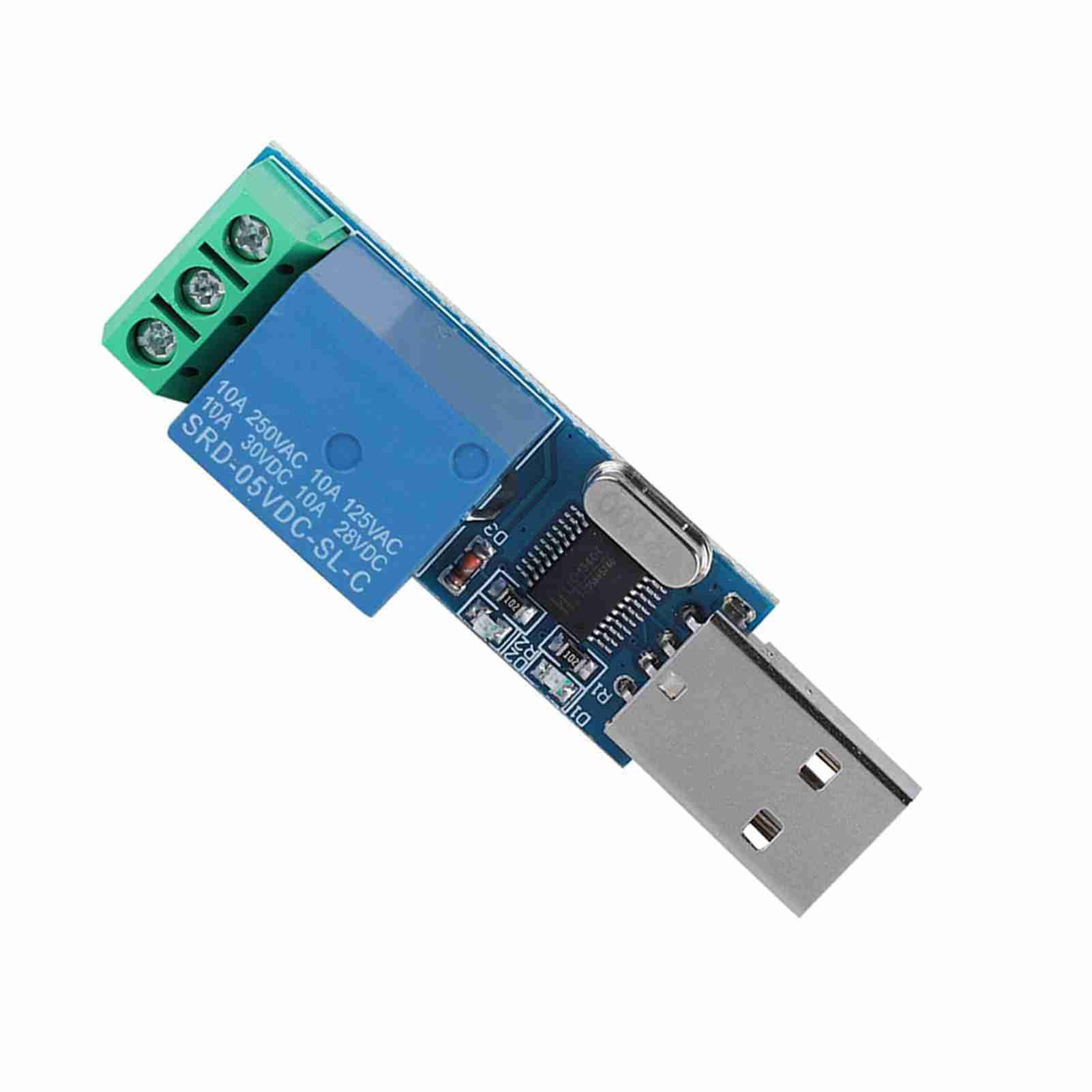 GOWENIC Scheda Relè USB 5V 10A Smart Home CH340