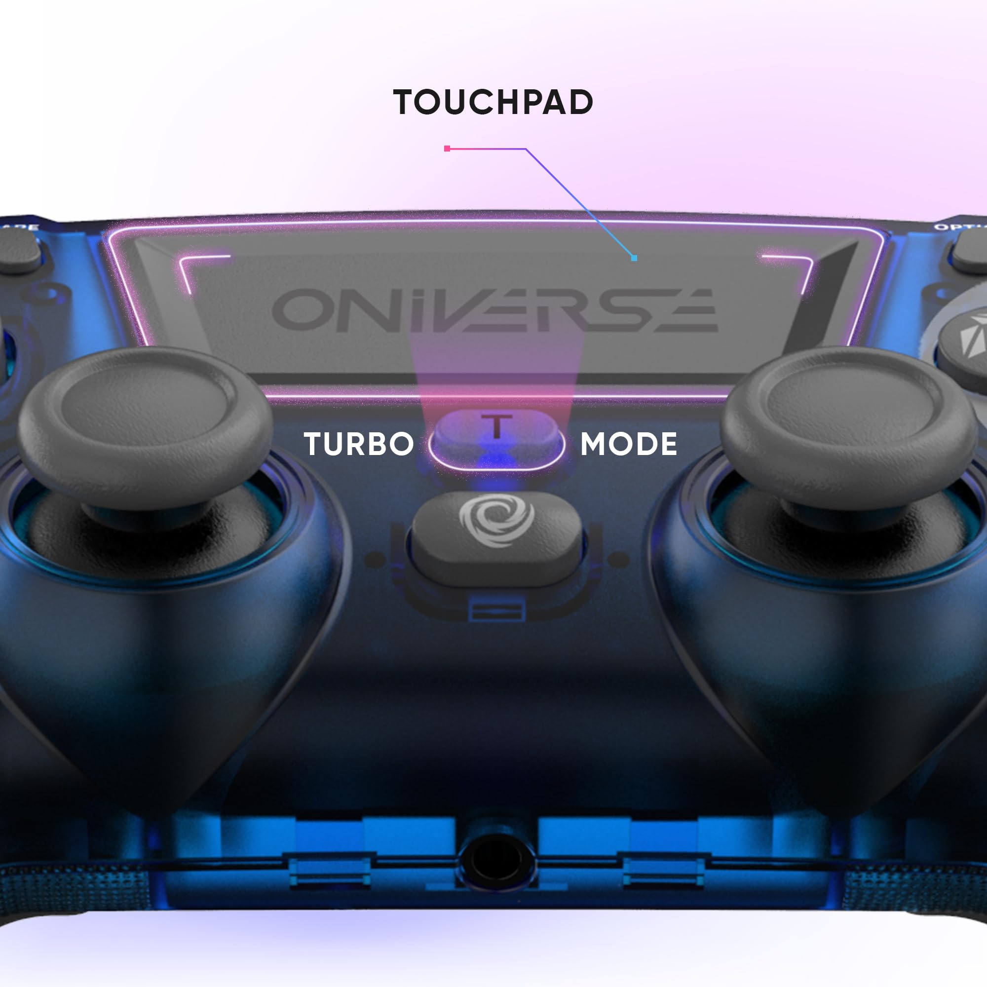 Oniverse Revolt Controller Wireless PS4 PC Neptune Blue jack cuffie