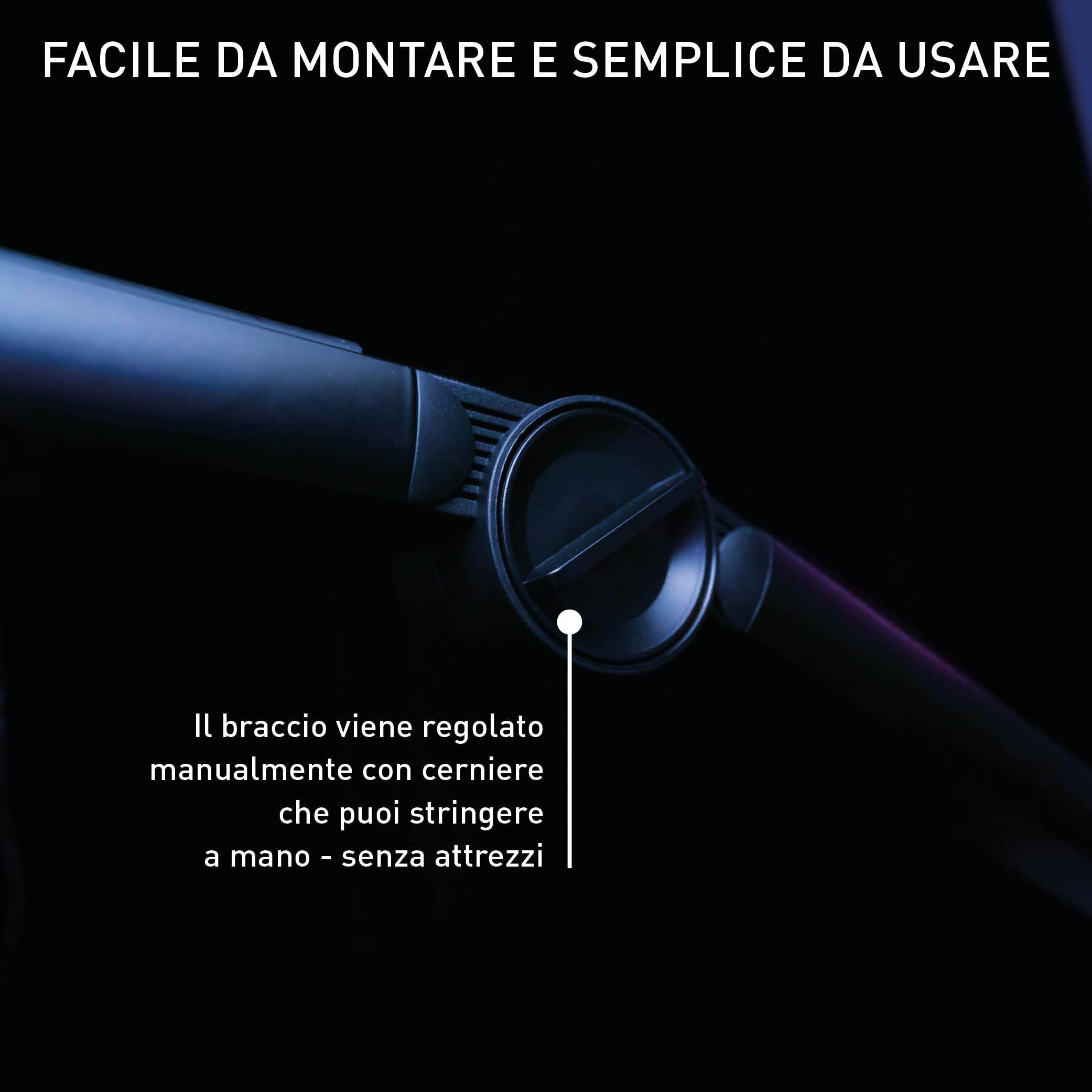 CHERRY XTRFY Ngale Boom Arm Asta Microfono Nero Alluminio