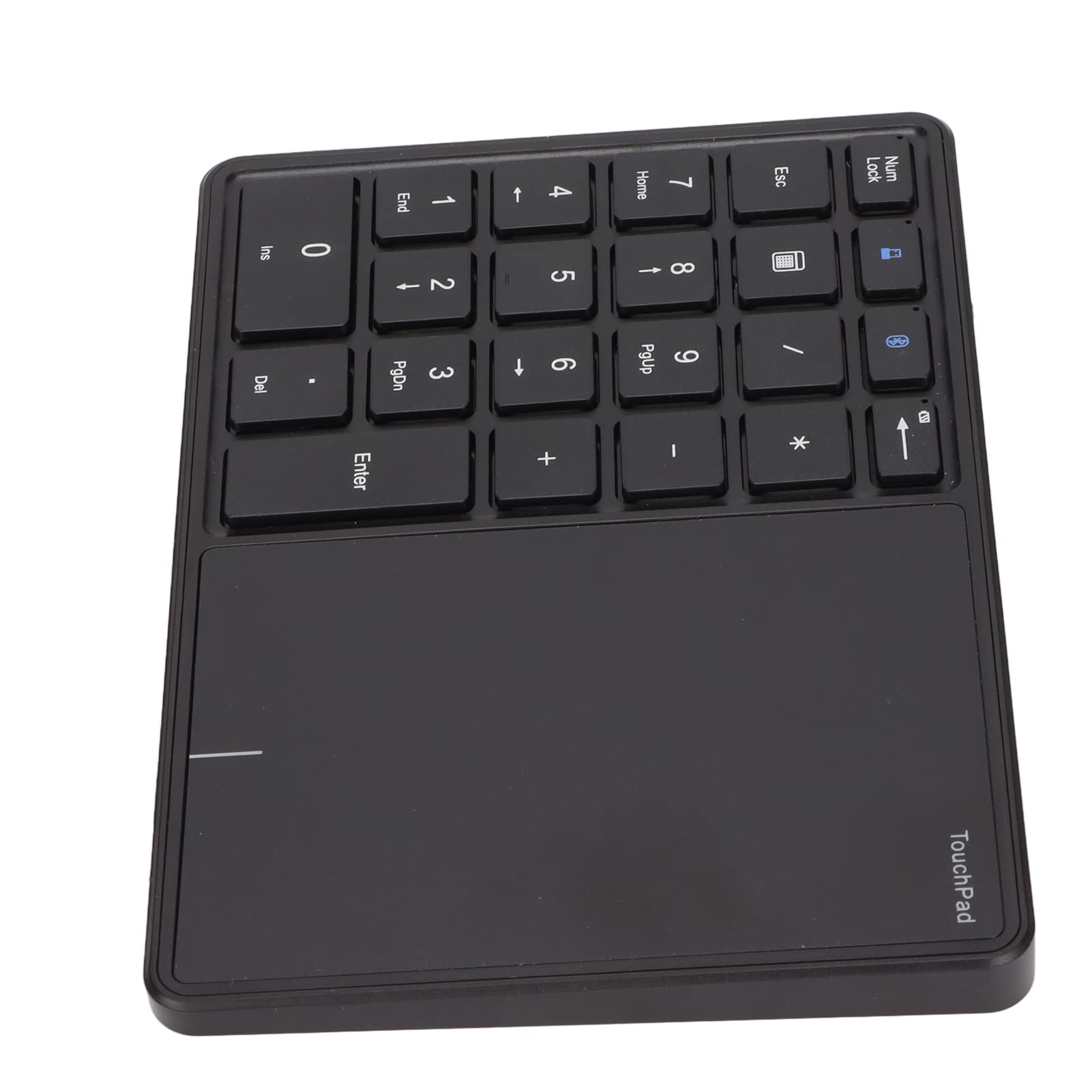 GOWENIC Tastierino Numerico Wireless 22 Tasti Touchpad Nero