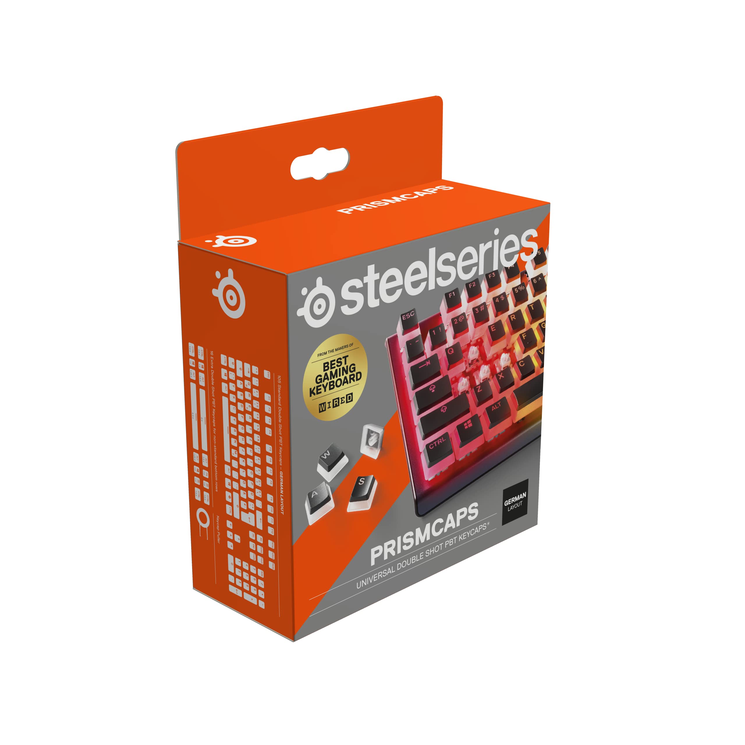 SteelSeries PrismCaps Keycaps PBT Bianchi MX RGB