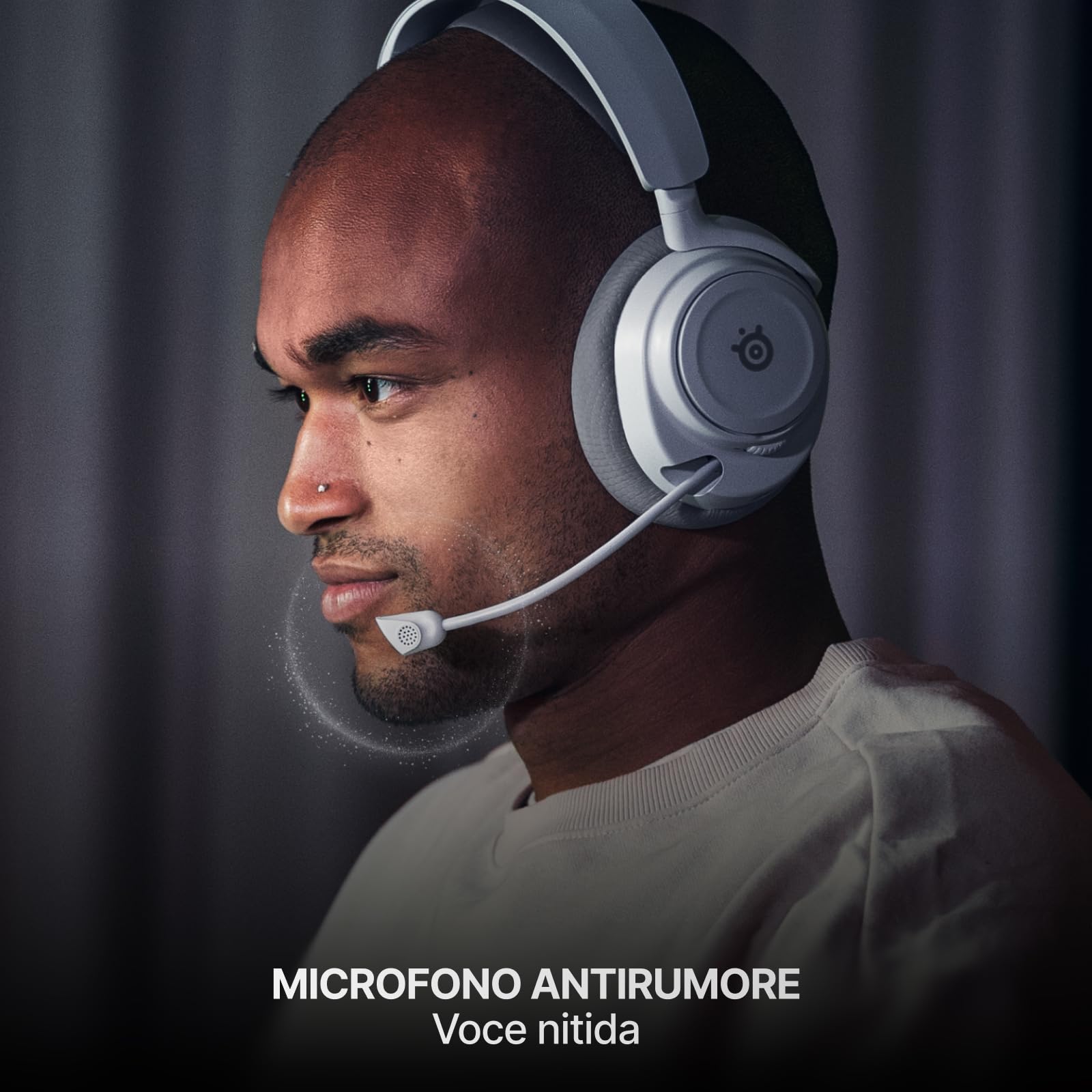 SteelSeries Arctis Nova 7P Gen 2 Cuffie Gaming Bianche Wireless