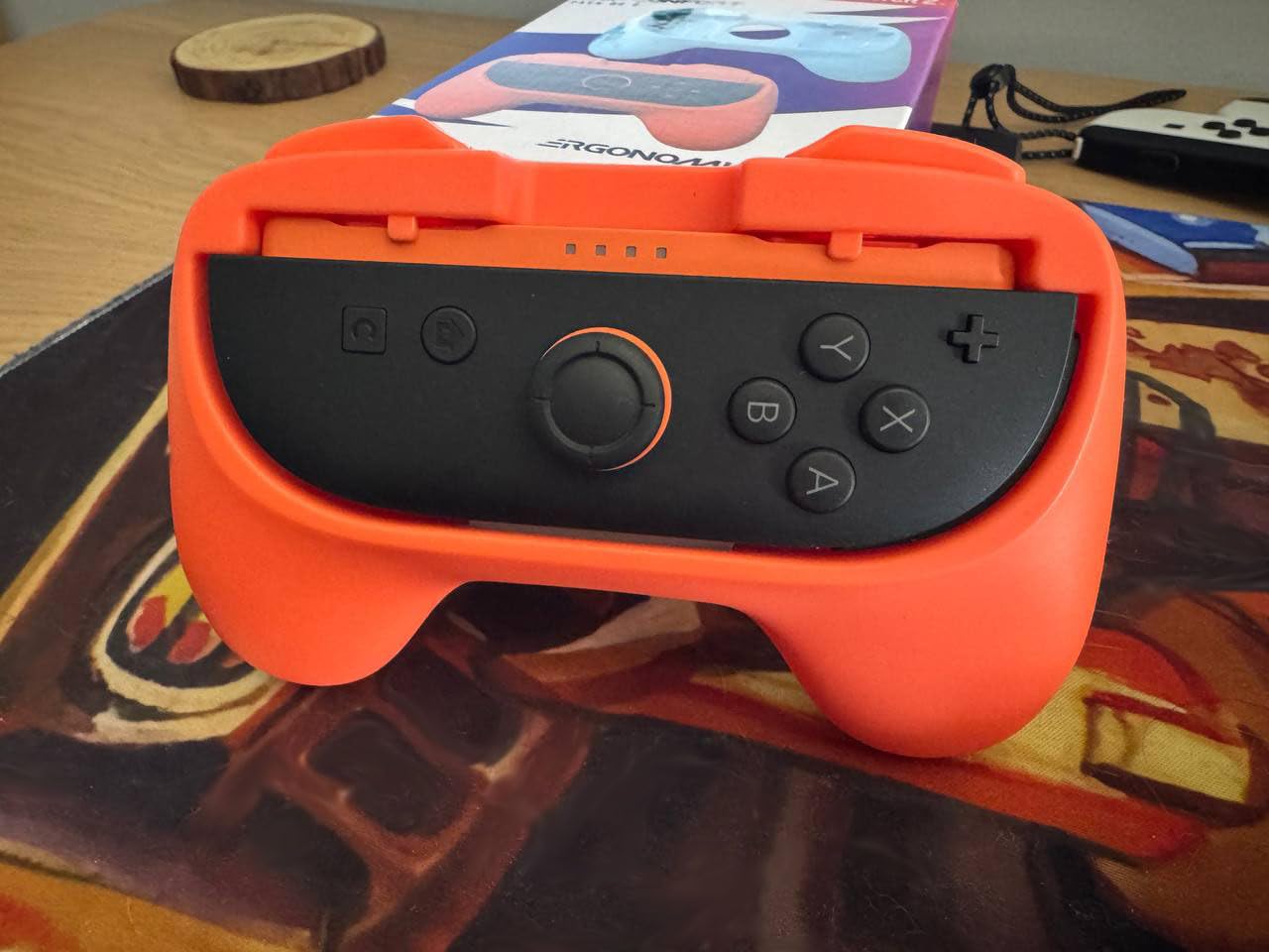 Oniverse Impugnature Joy-Con Switch 2 Grip Arancione Blu 2pz