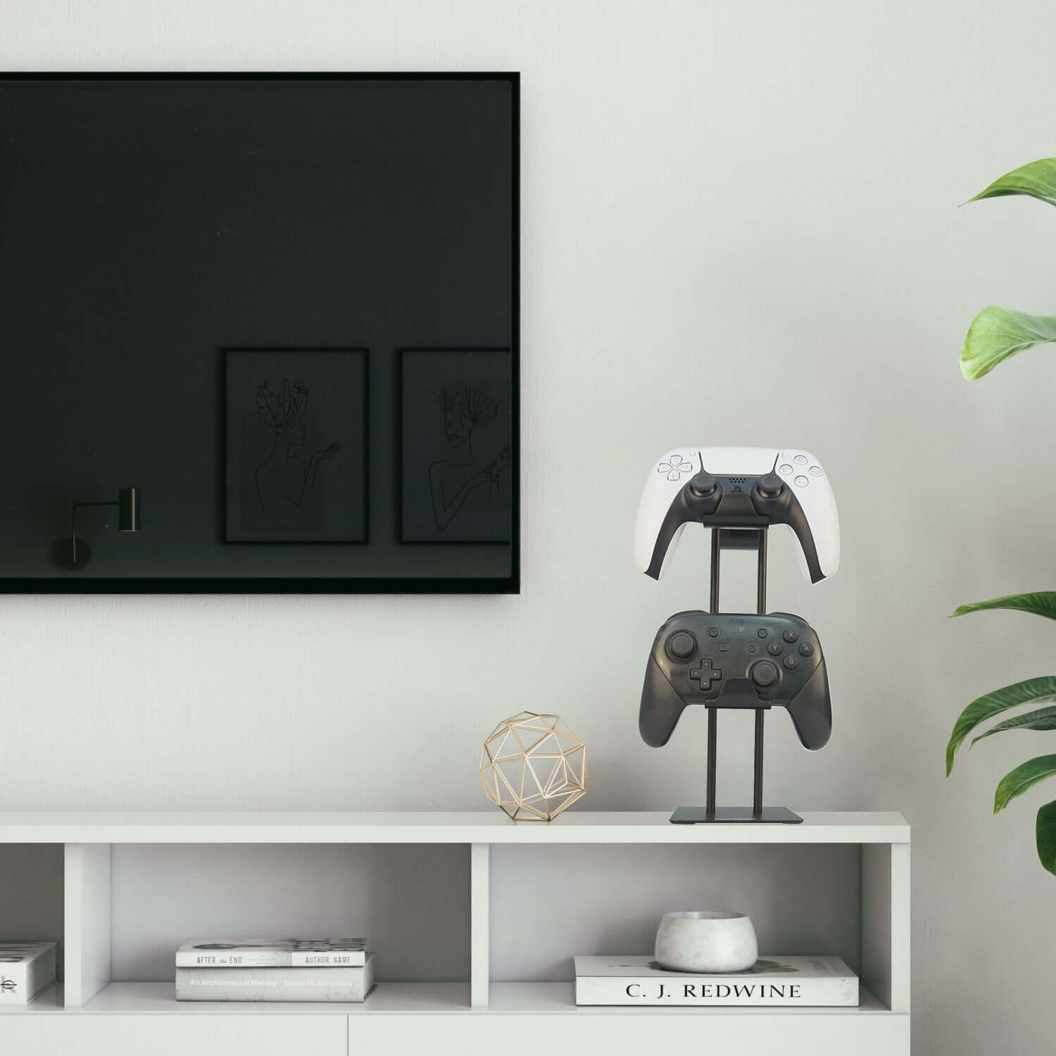 Monzlteck Controller Mount Stand 2 Piani 4 Pad PS5 Xbox