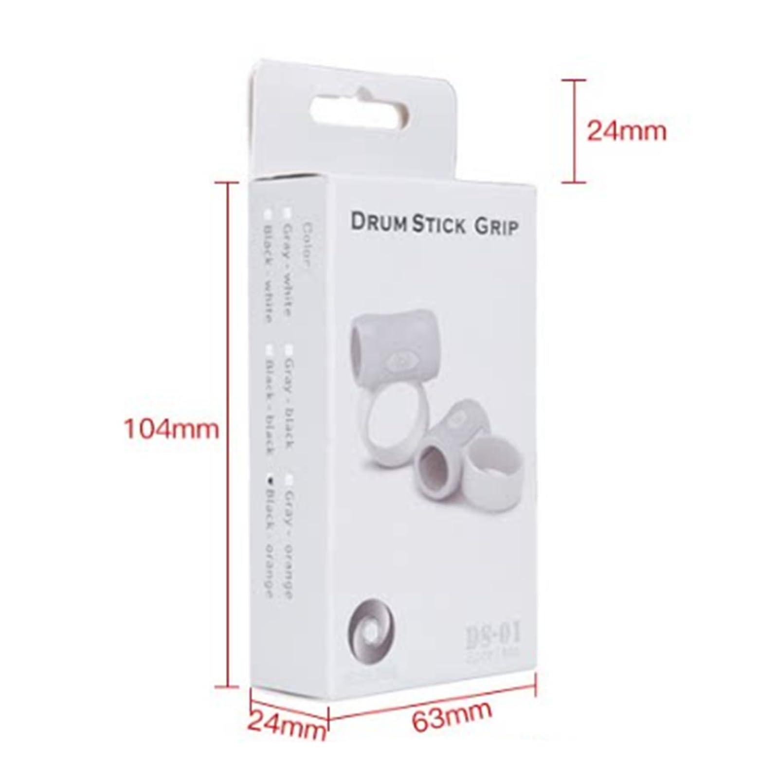 Gowenic Anelli Impugnatura bacchette silicone 2 pezzi 5A 5B
